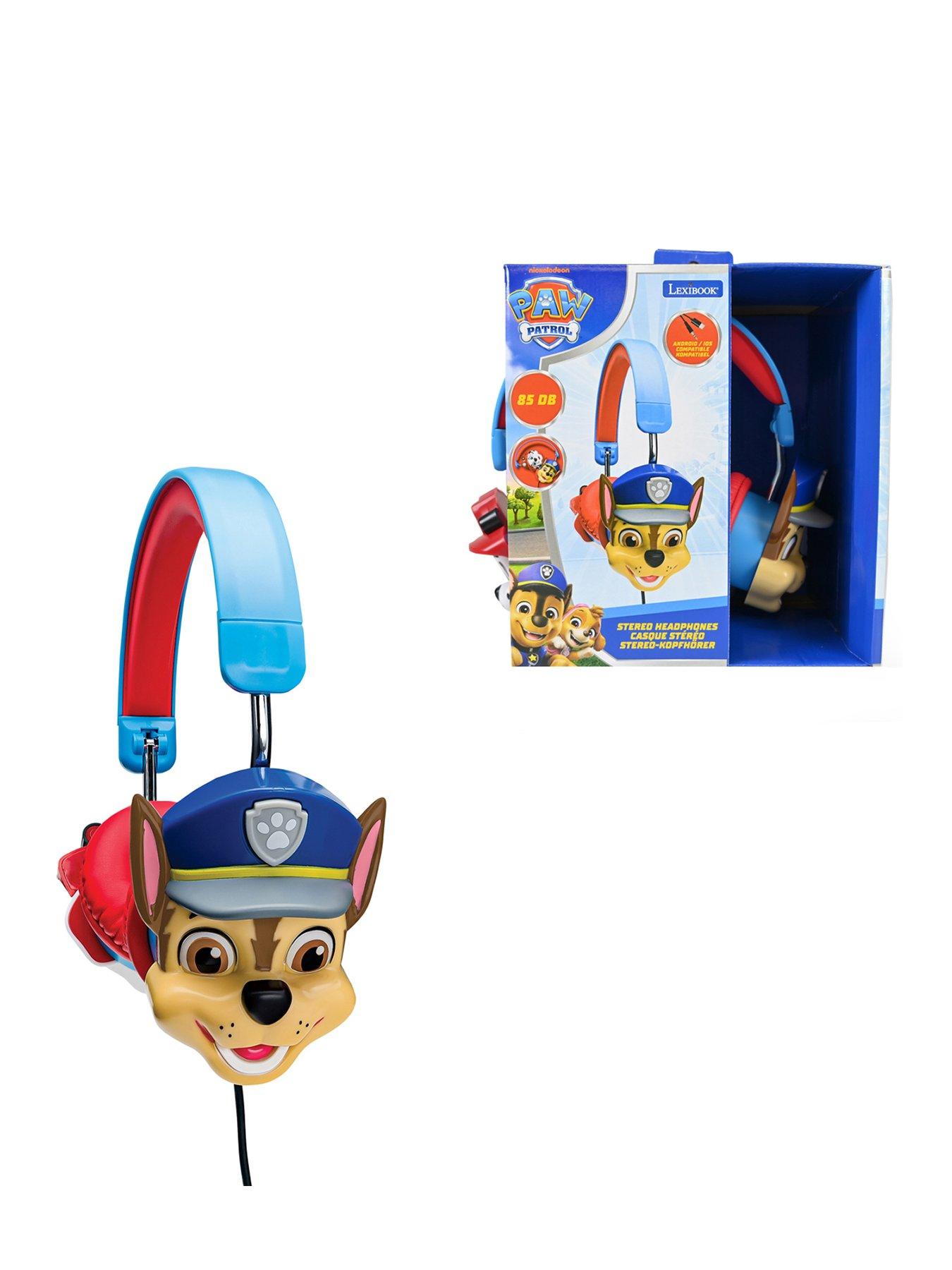 Paw Patrol 3D Paw Patrol Wired Foldable Headphone with safe volume limitation