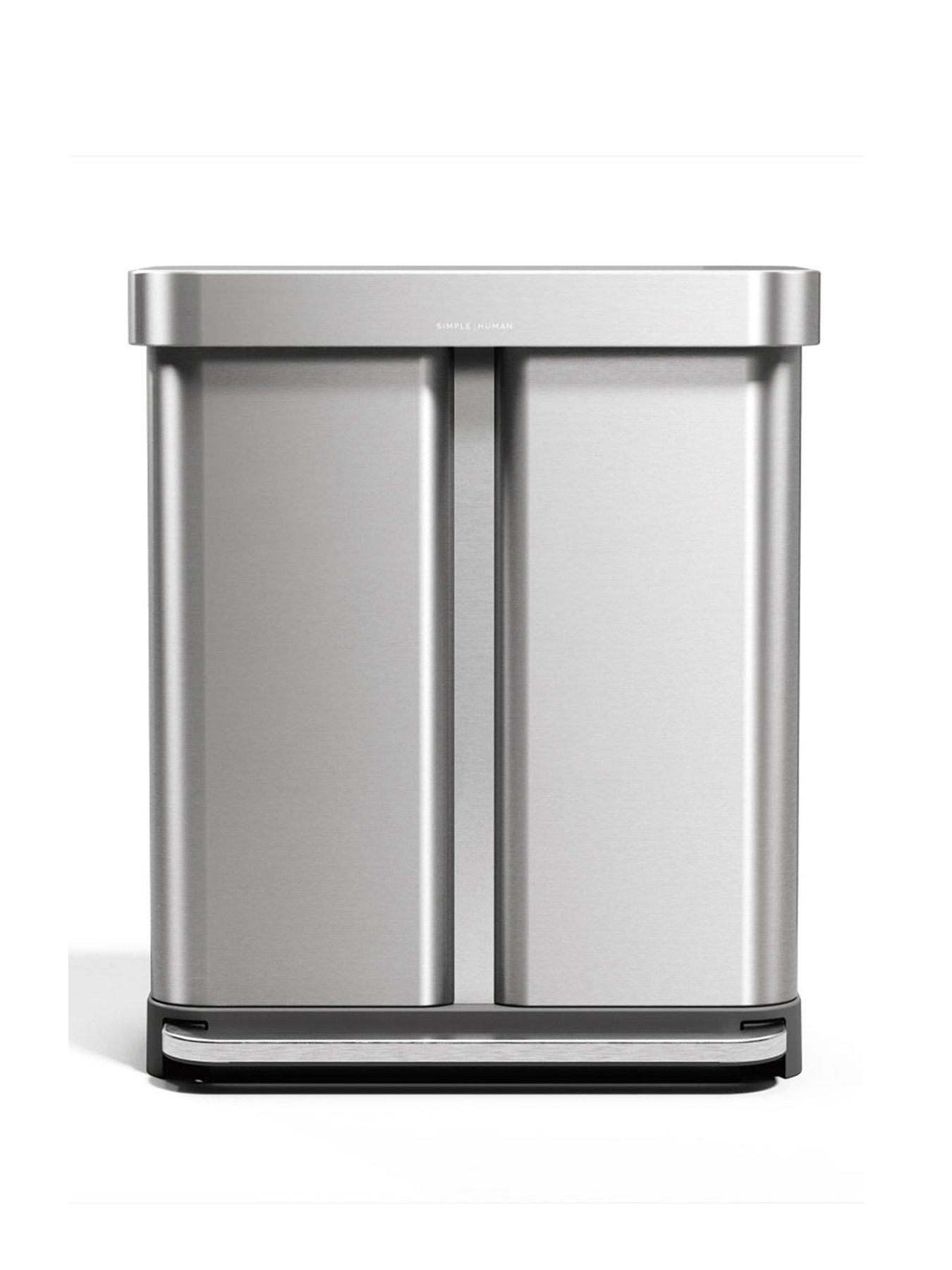 Image 2 of 7 of Simplehuman 58L Rectangular Recyling Pedal Bin