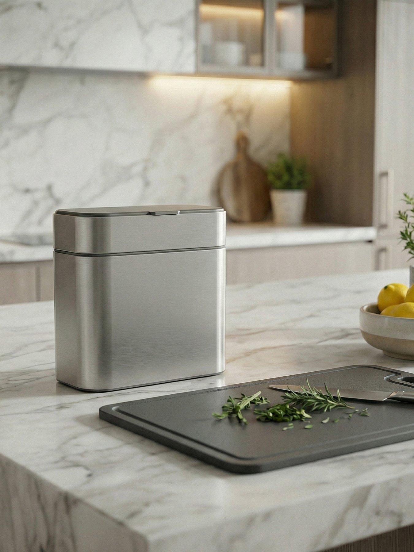 Image 1 of 7 of Simplehuman Compost Caddy, Brushed
