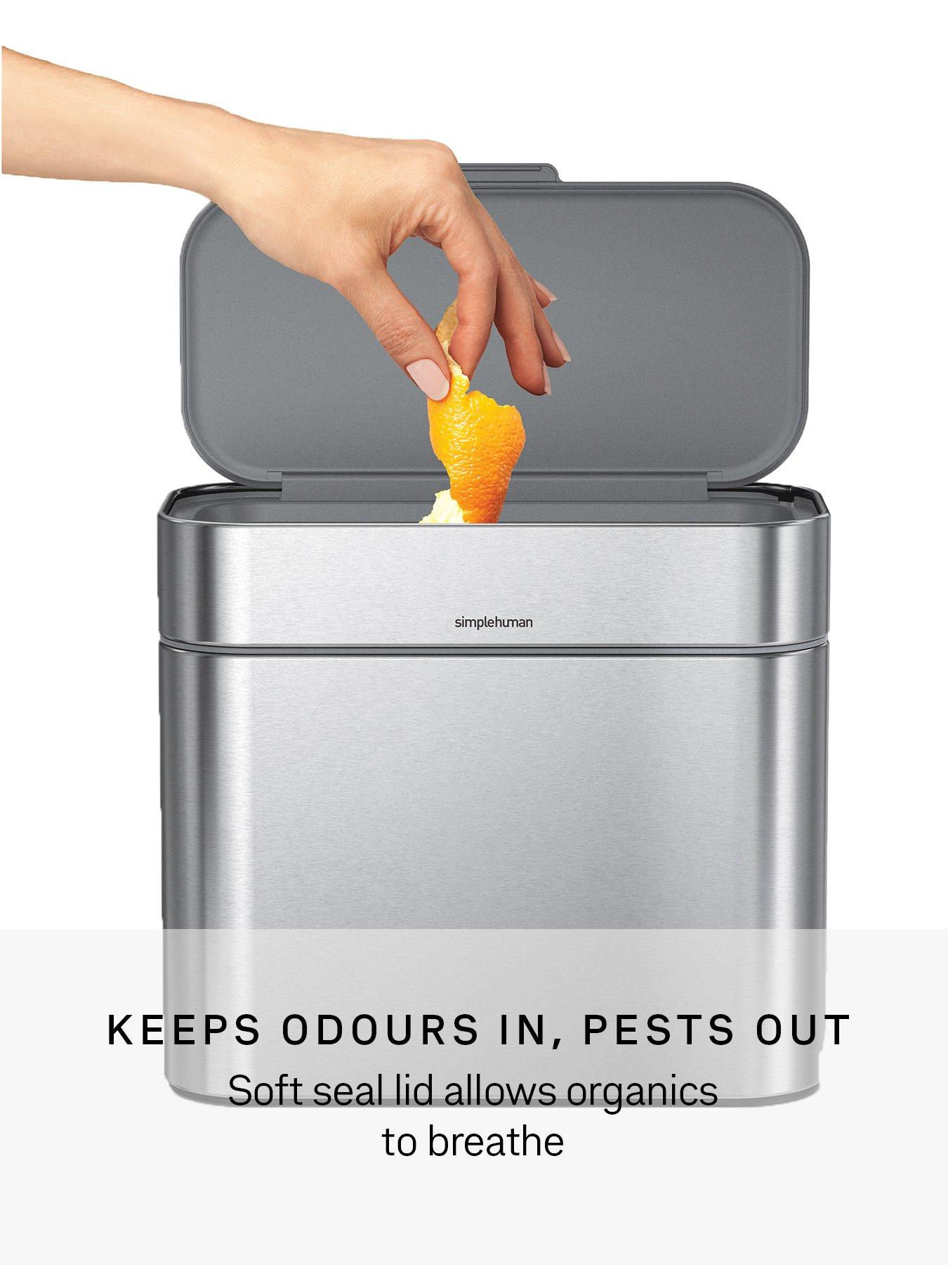 Image 3 of 7 of Simplehuman Compost Caddy, Brushed