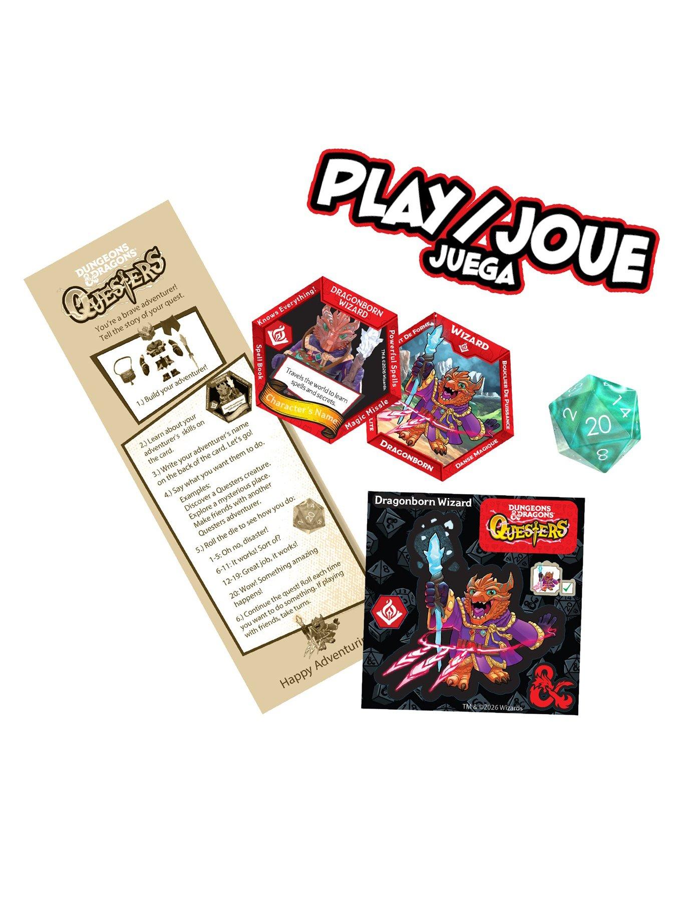 Image 3 of 8 of Dungeons & Dragons - Questers 3.75" Adventurer Characters Asst