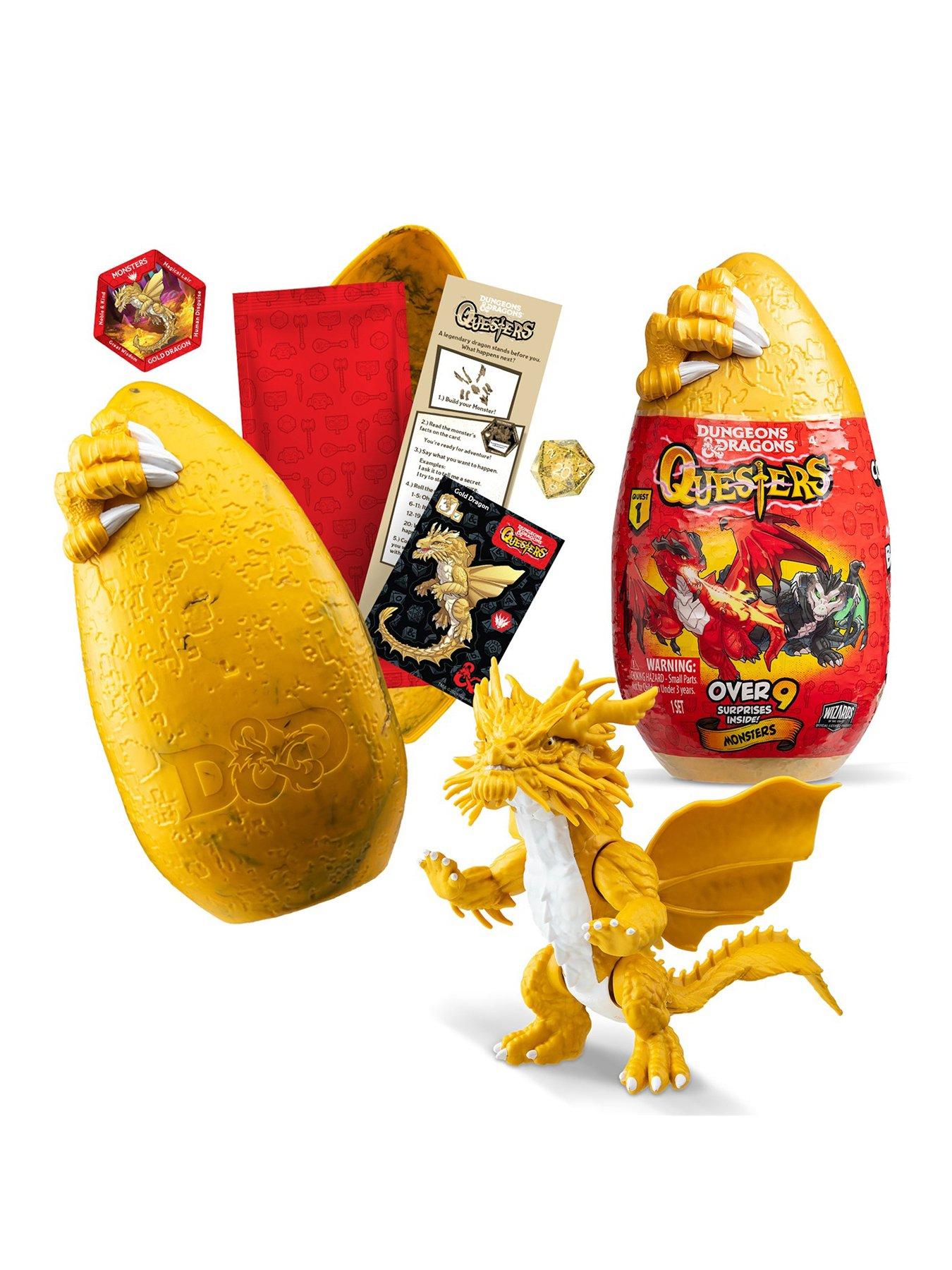 Dungeons & Dragons - Questers Monsters - Gold Dragon w/ Molten Metallic Gold
