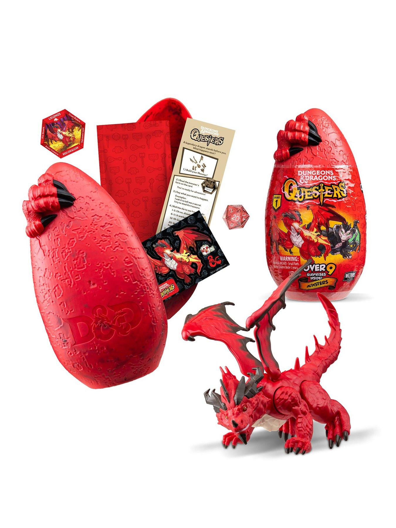 Image 1 of 7 of Dungeons & Dragons - Questers Monsters - Red Dragon w/ Lava