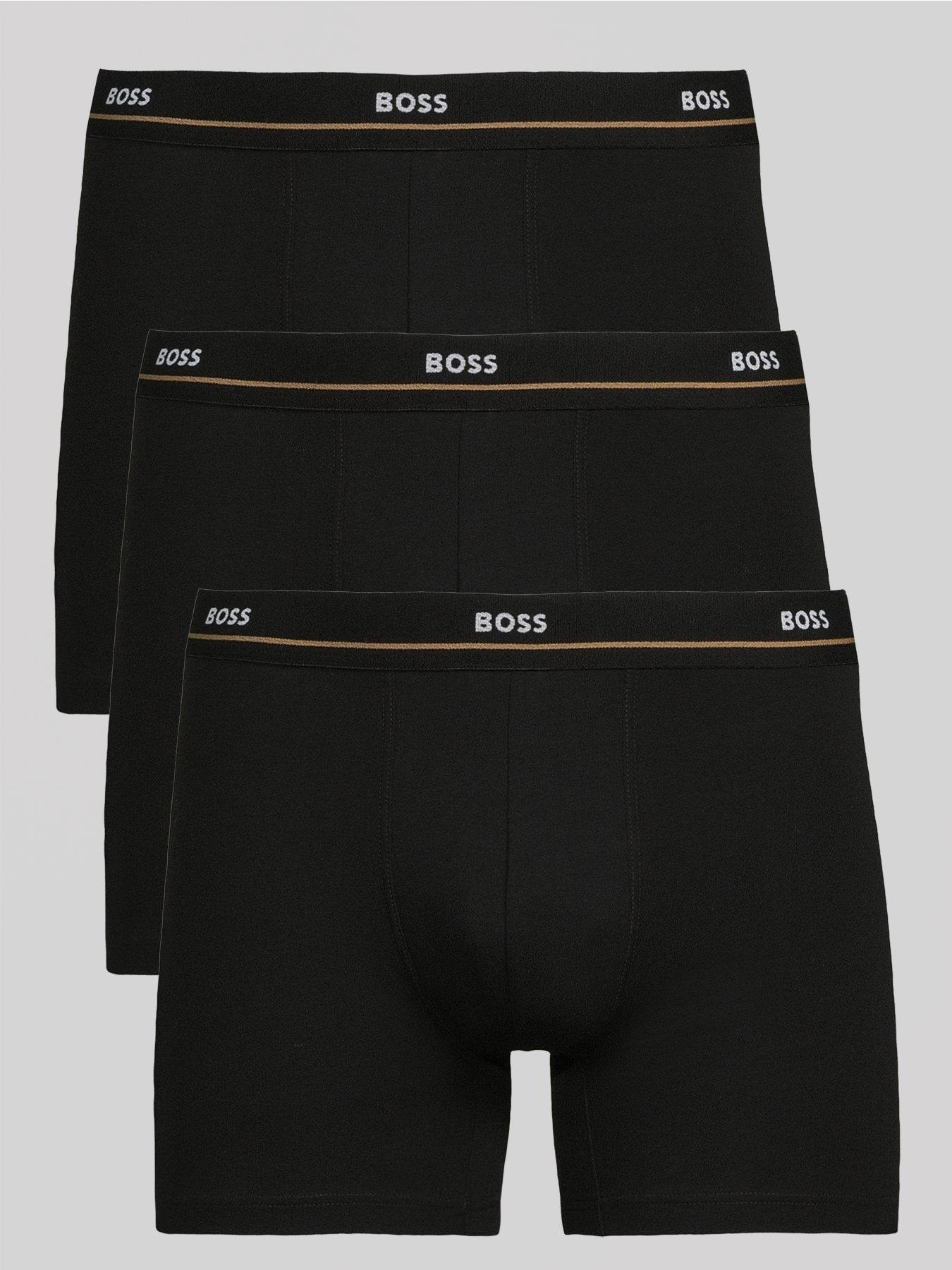 Image 1 of 3 of BOSS Mens Boss Essential 5 Pack Boxer Briefs - Black