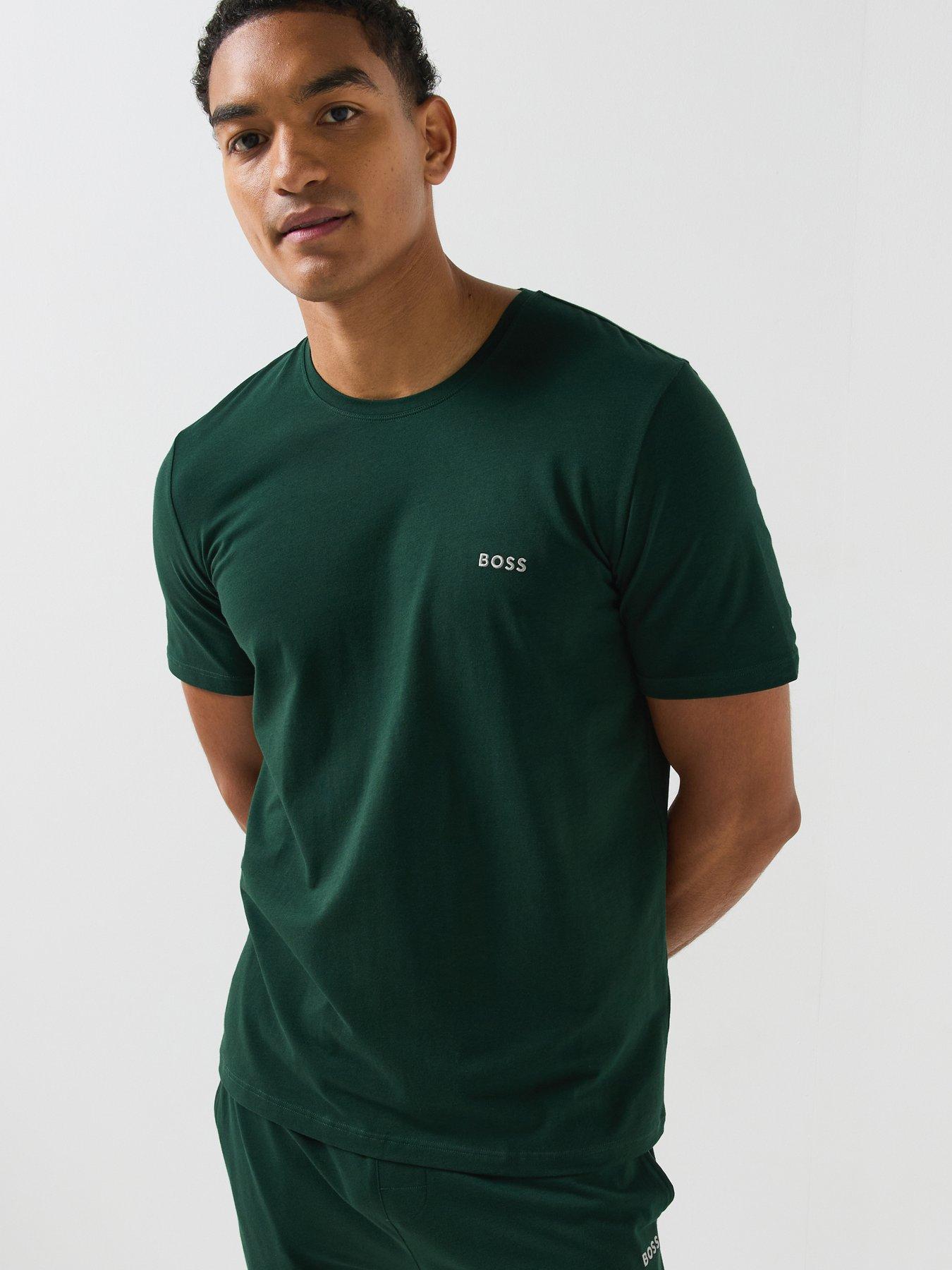 BOSS Boss Mix  &  Match Regular Fit Loungewear T-shirt - Dark Green