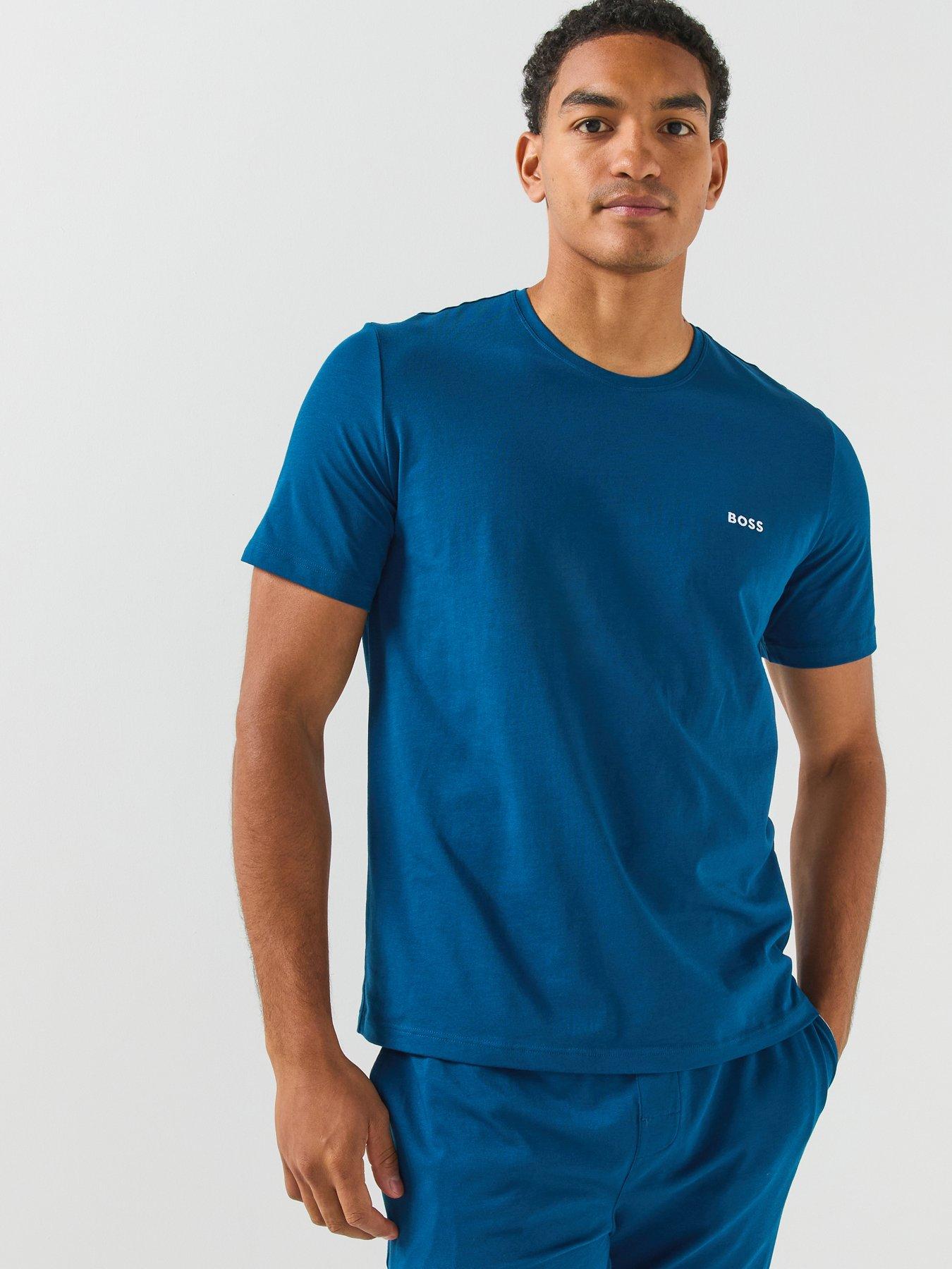 BOSS Boss Mix  &  Match Regular Fit Loungewear T-shirt - Blue