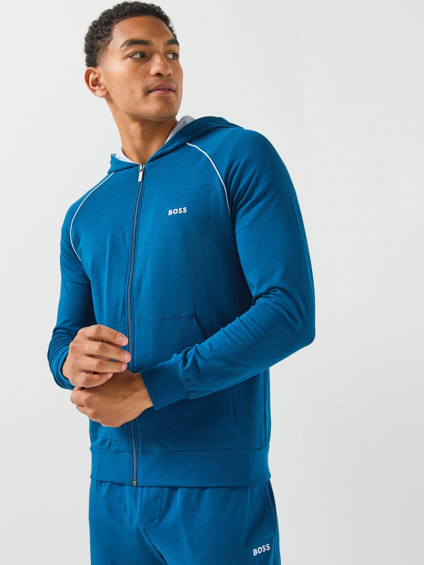 BOSS Boss Mix  &  Match Loungewear Hoodie - Blue