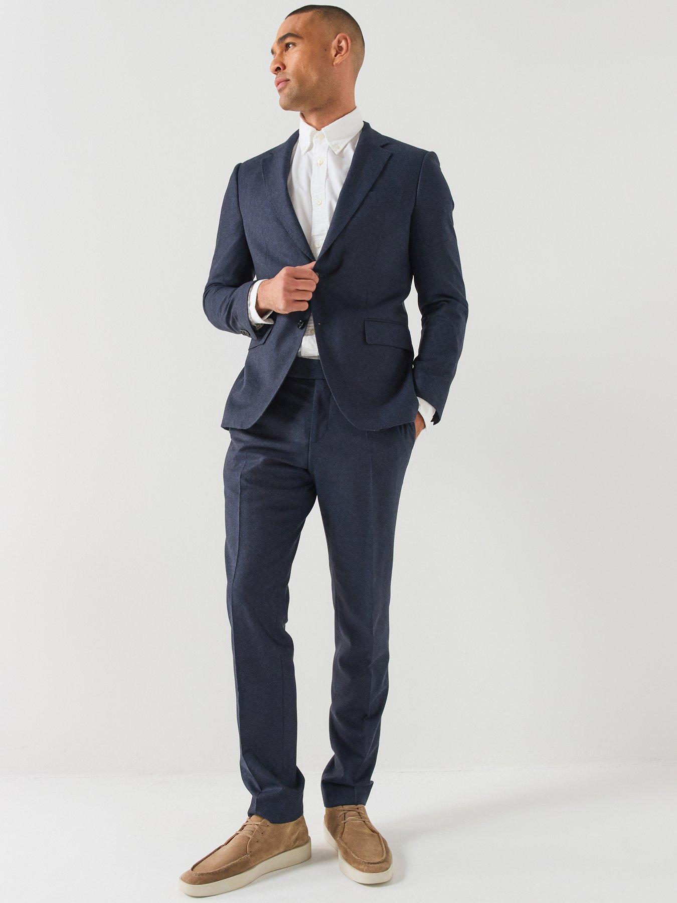 Image 1 of 6 of BOSS Boss H-Huge-2 Piece Suit - Blue