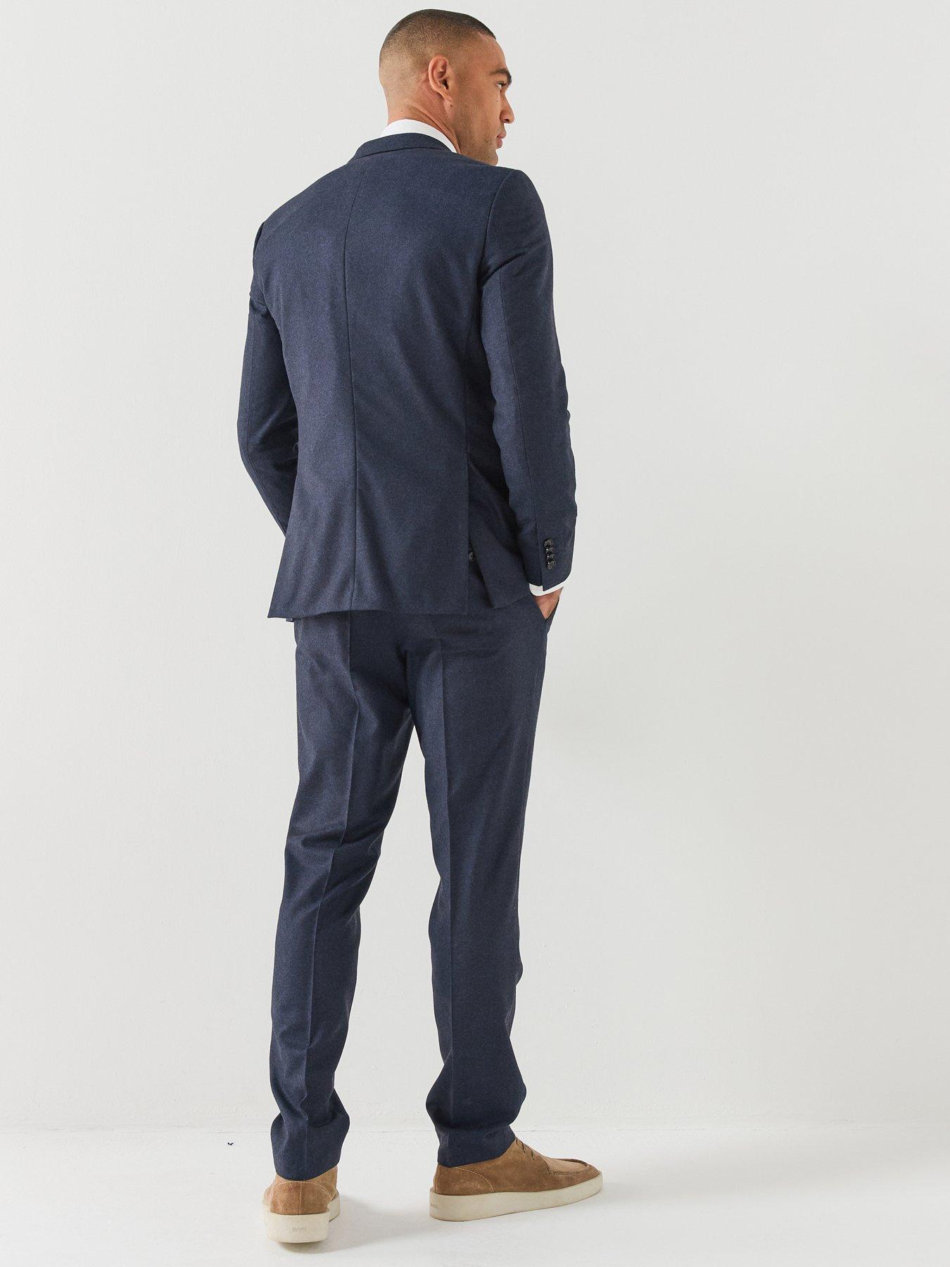 Image 2 of 6 of BOSS Boss H-Huge-2 Piece Suit - Blue