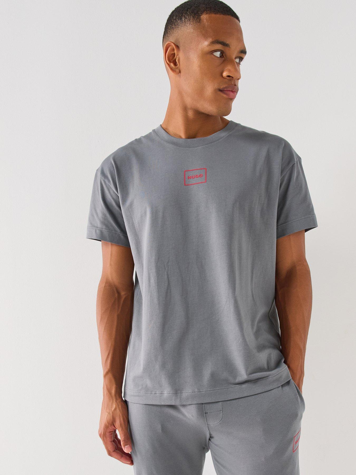 HUGO Hugo Bodywear Laze Relaxed Fit Loungewear T-shirt - Grey