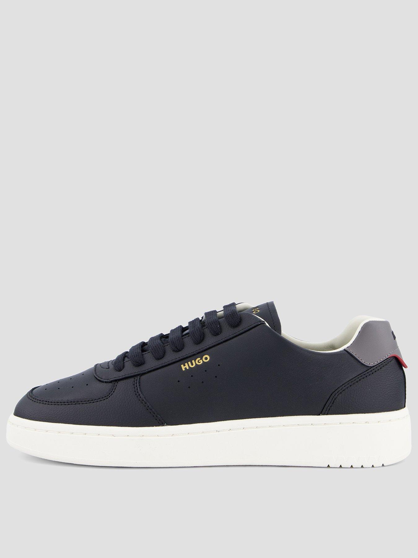HUGO Hugo Neston Tenn Alt PU Cupsole Trainers - Black
