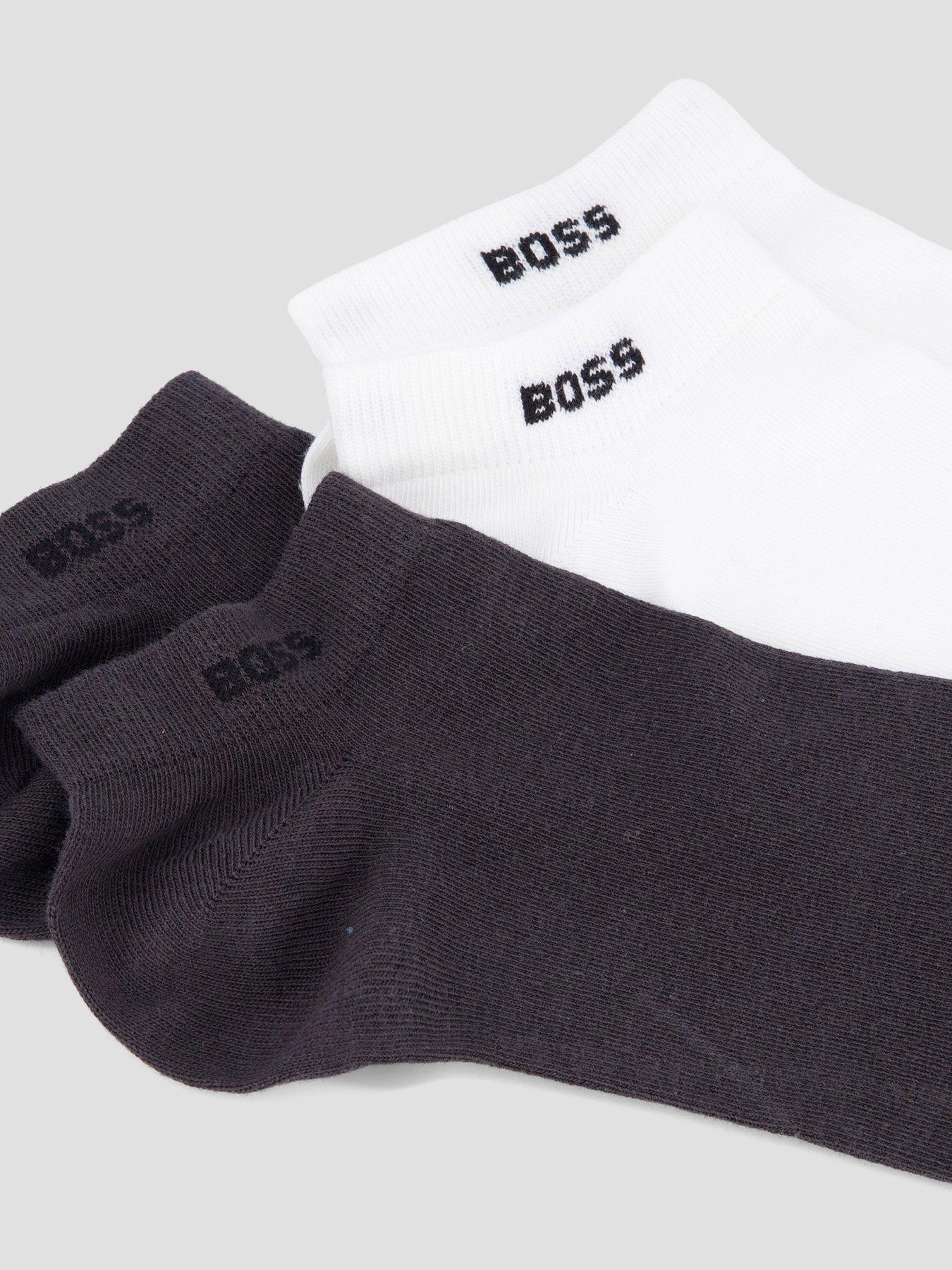 Image 3 of 3 of BOSS 2 Pack Trainer Liner Socks - Dark Grey