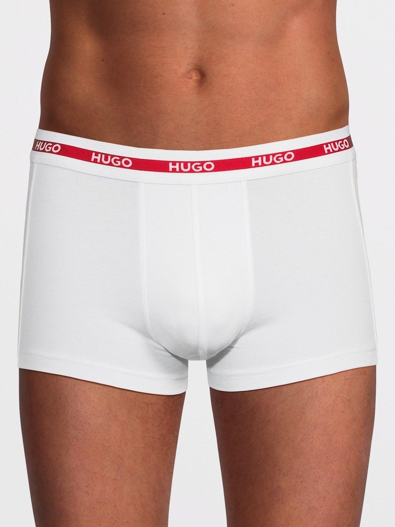 Image 2 of 3 of HUGO Hugo 3 Pack Trunks - Bright Red