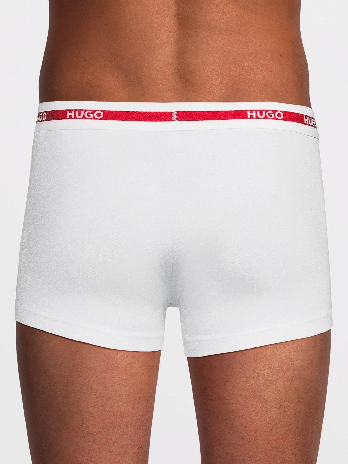 Image 3 of 3 of HUGO Hugo 3 Pack Trunks - Bright Red