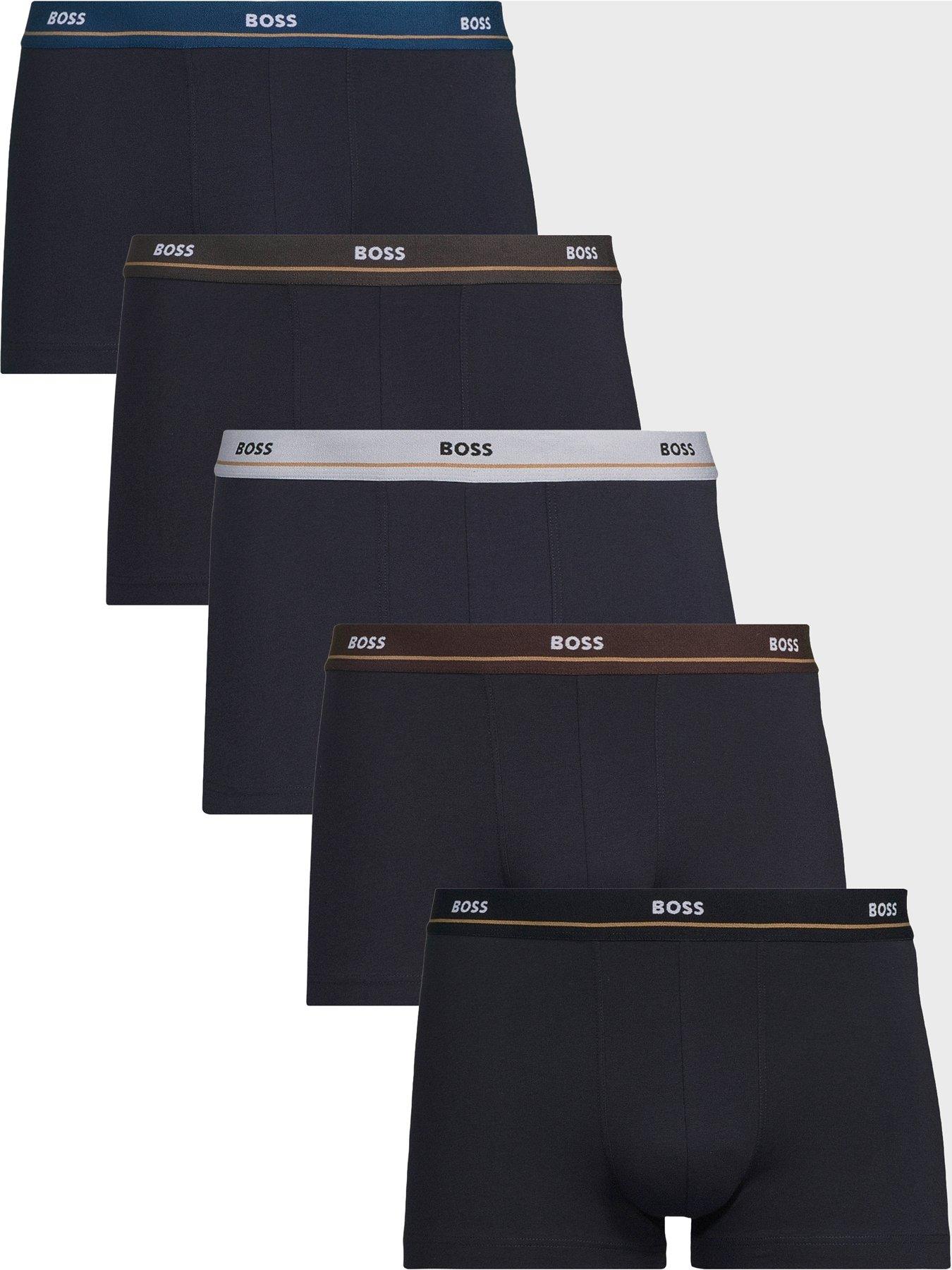 BOSS 5 Pack Essential Waistband Trunks - Multi