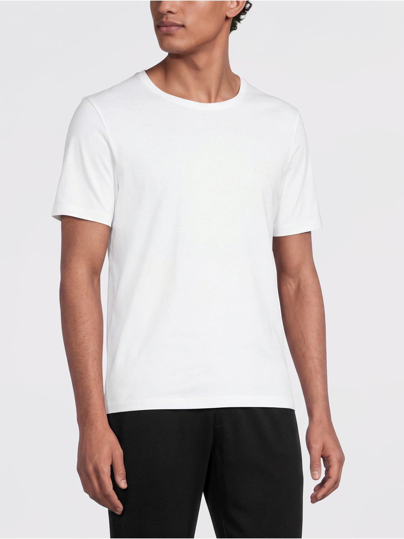 Image 2 of 6 of BOSS BOSS Mens 3 Pack Cotton Crew Neck T-Shirts - Multi