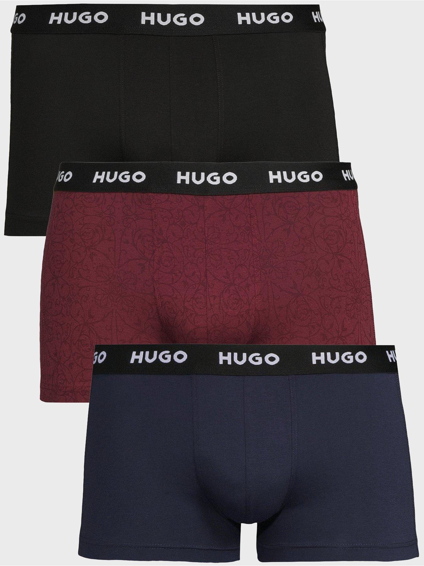HUGO Hugo Triplet Design 3 Pack Trunks - Red