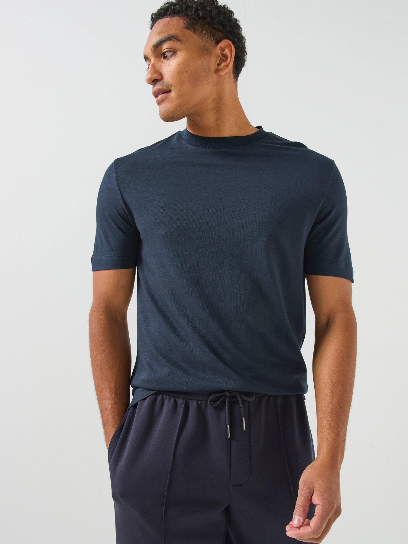 BOSS Boss H-Thompson 205 Regular Fit T-Shirt - Navy