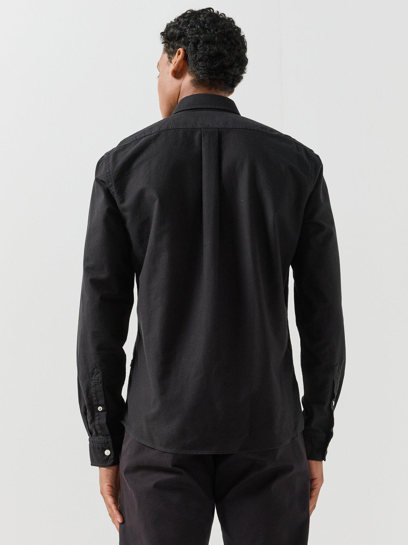 Image 2 of 6 of BOSS Boss H-Liam Button Down Regular Fit Shirt - Black