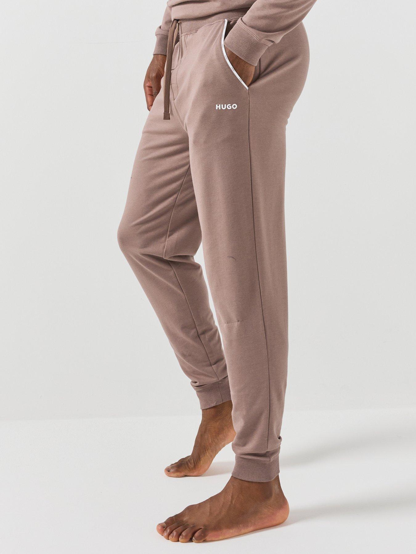 HUGO Hugo Noah Piped Loungewear Bottoms - Brown