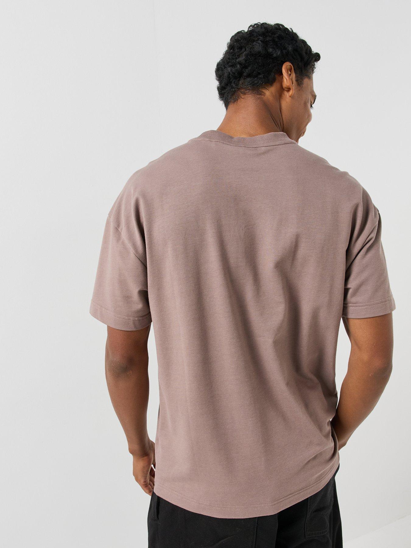 Image 2 of 4 of HUGO Hugo Noah Piped Loungewear Top - Brown