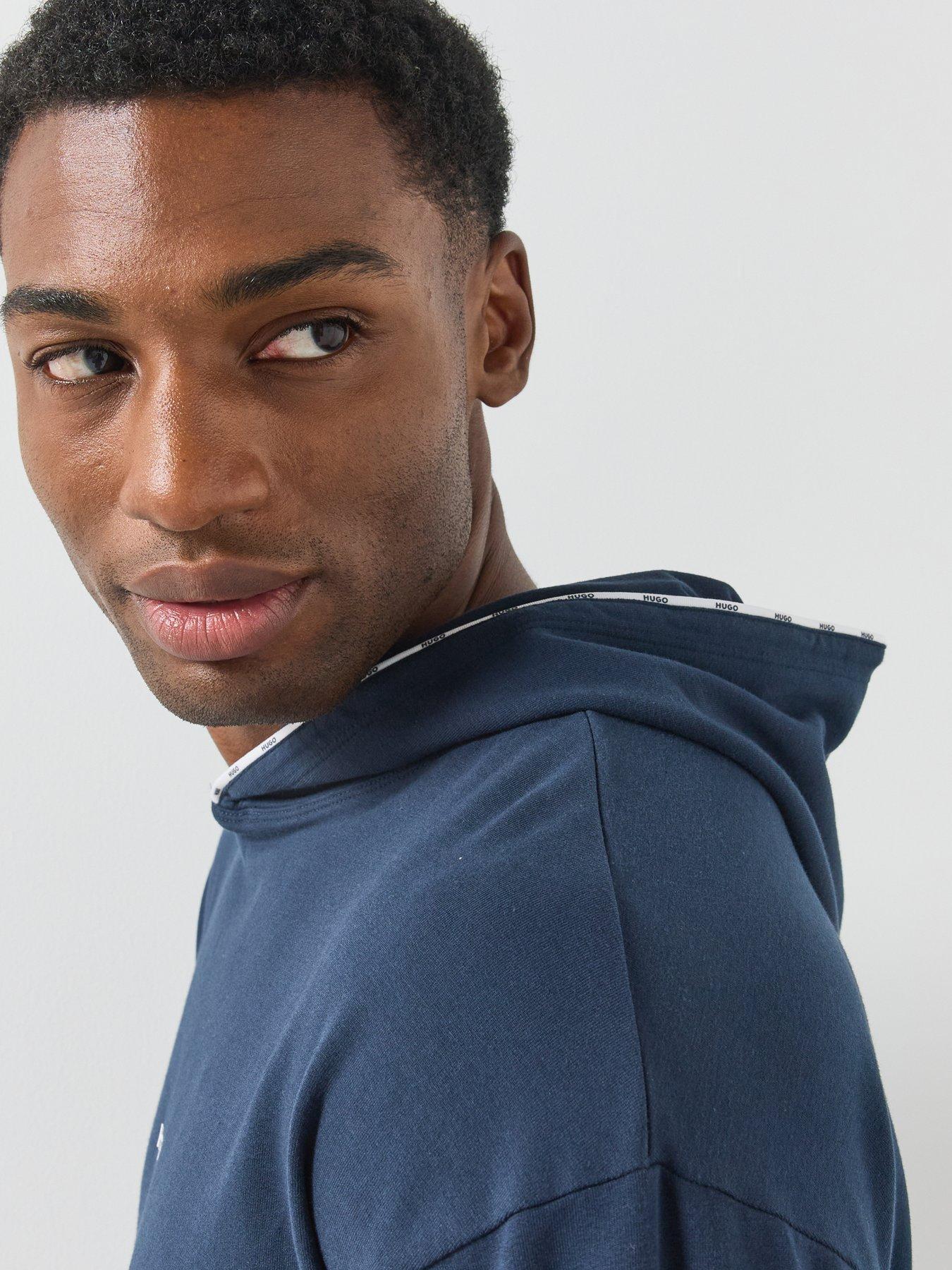 Image 6 of 6 of HUGO Hugo Noah Loungewear Hoodie - Navy