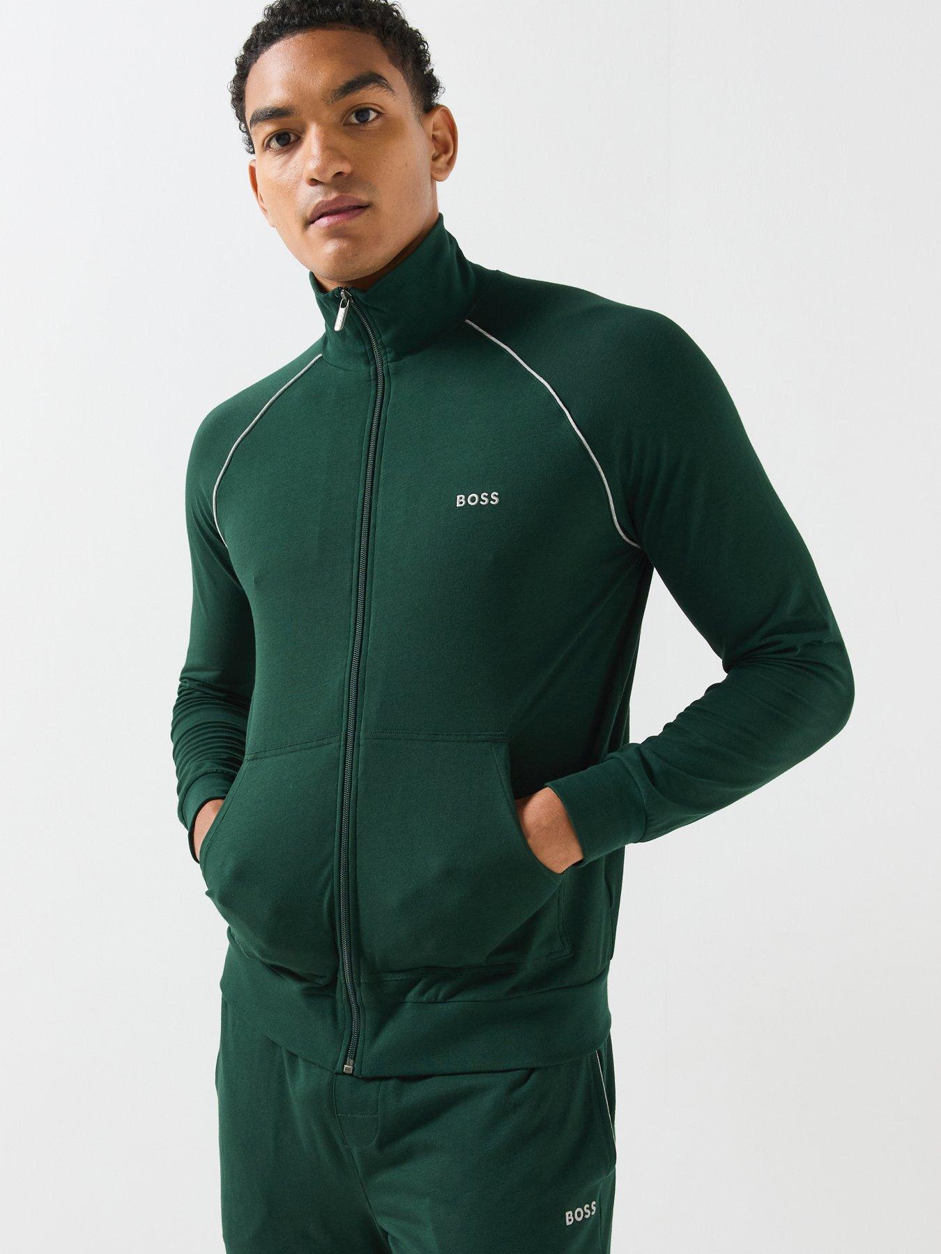 BOSS Boss Mix  &  Match Loungewear Track Top - Dark Green
