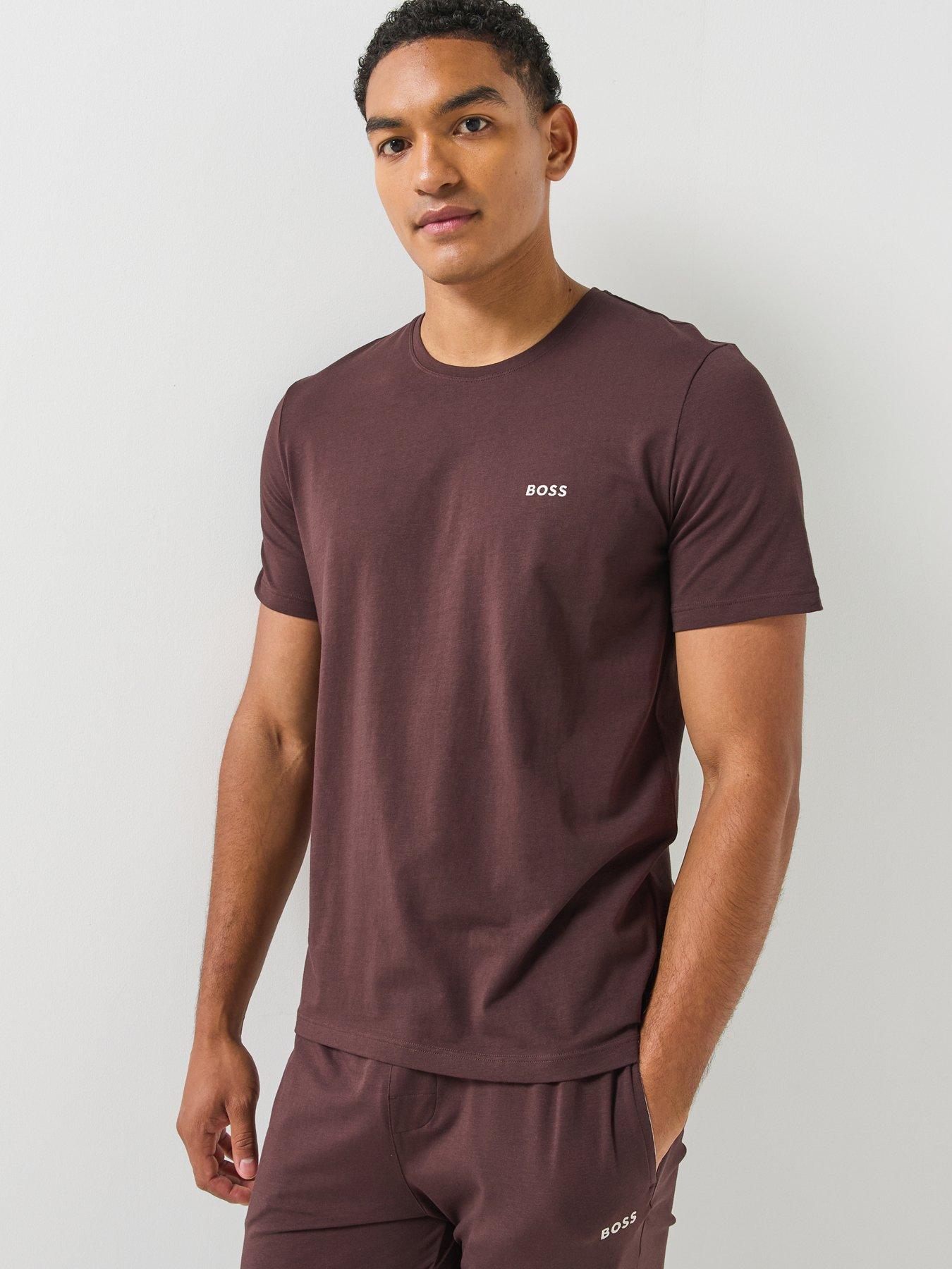 BOSS Boss Mix  &  Match Regular Fit Loungewear T-shirt - Brown