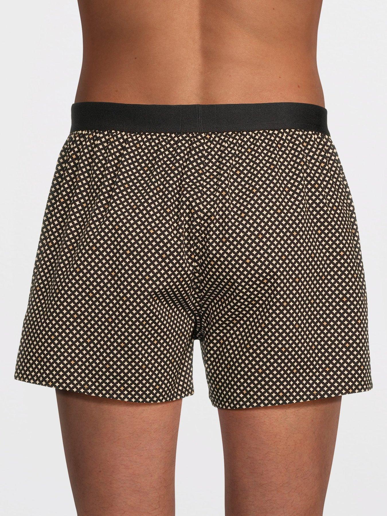 Image 3 of 3 of BOSS Boss Bodywear 2 Pack Woven Boxer (navy/blue Stripe) - Multi