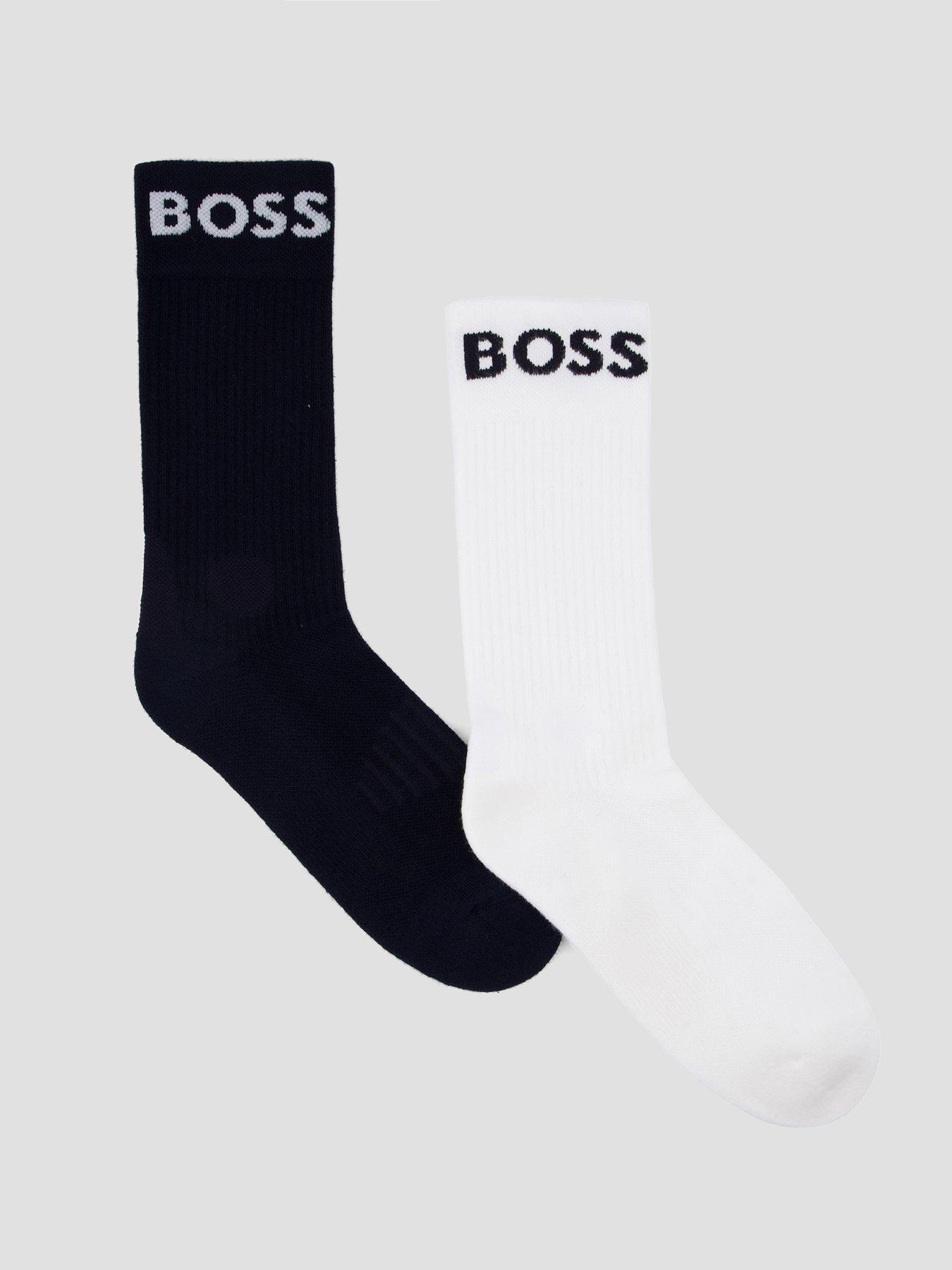BOSS 2 Pack Sports Crew Socks - Navy