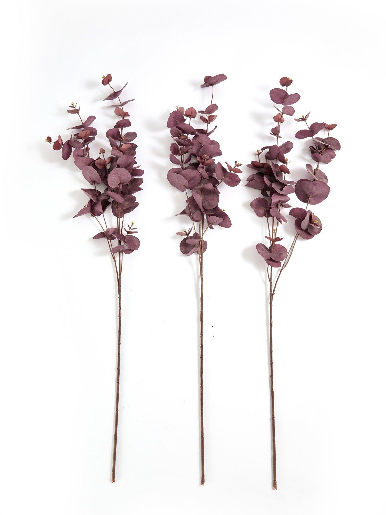 Image 3 of 7 of The Very Collection 3pk Burgundy Eucalyptus Bunch