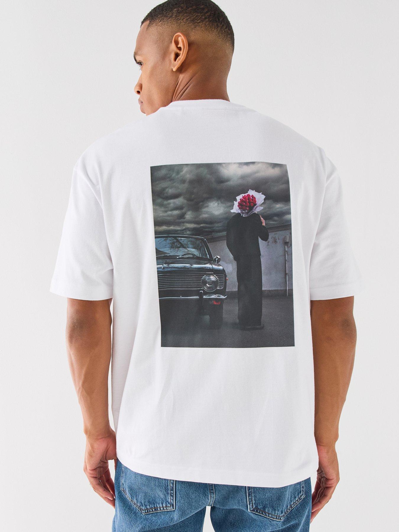 Image 1 of 5 of HUGO Dakhil T-Shirt - White