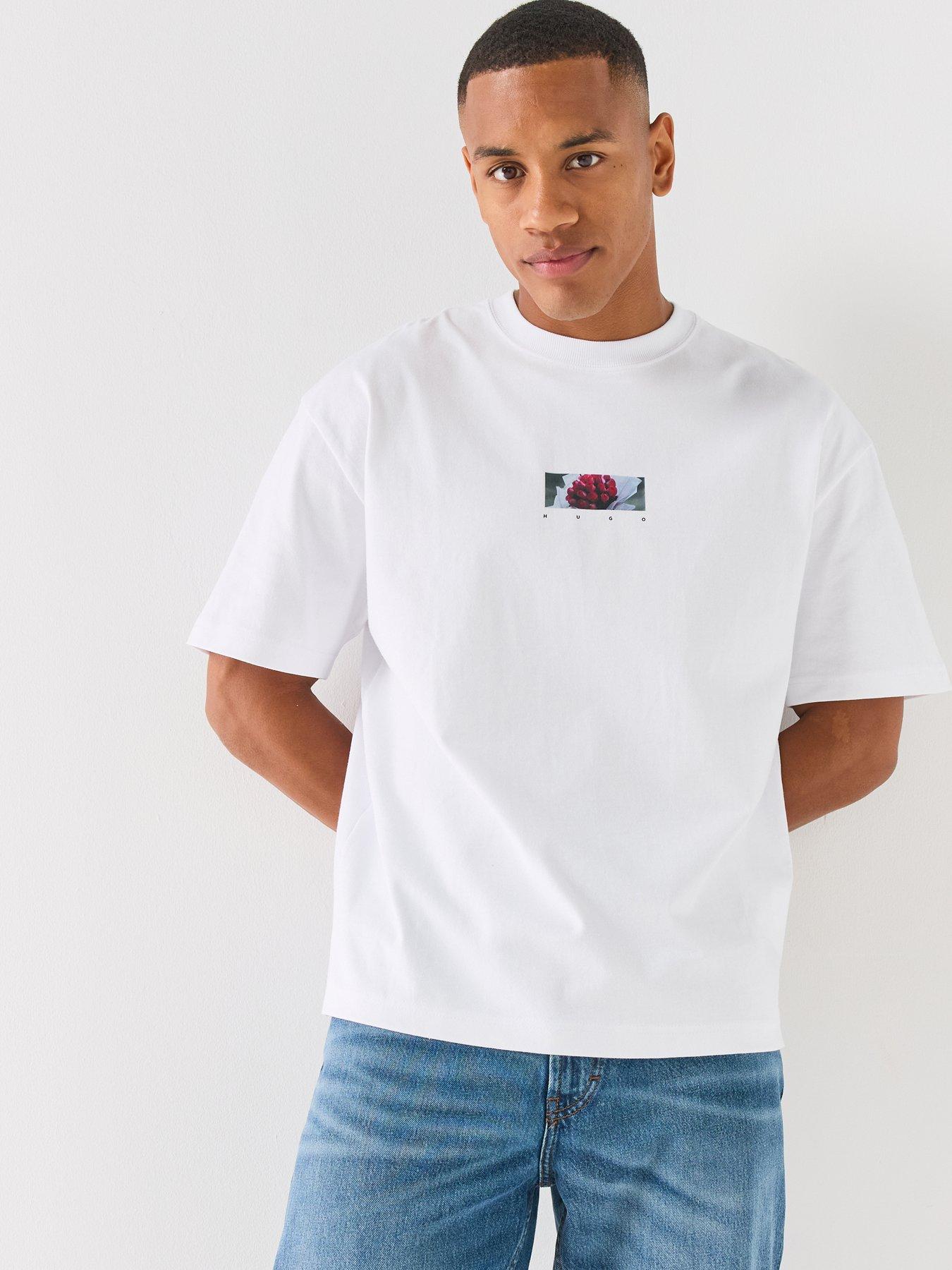 Image 2 of 5 of HUGO Dakhil T-Shirt - White