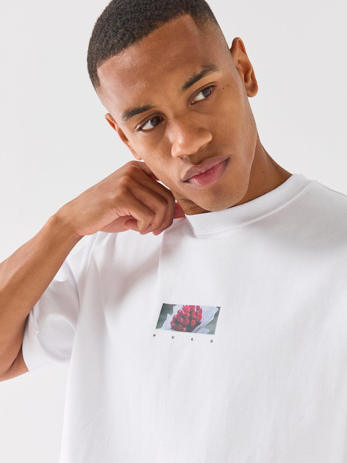 Image 5 of 5 of HUGO Dakhil T-Shirt - White