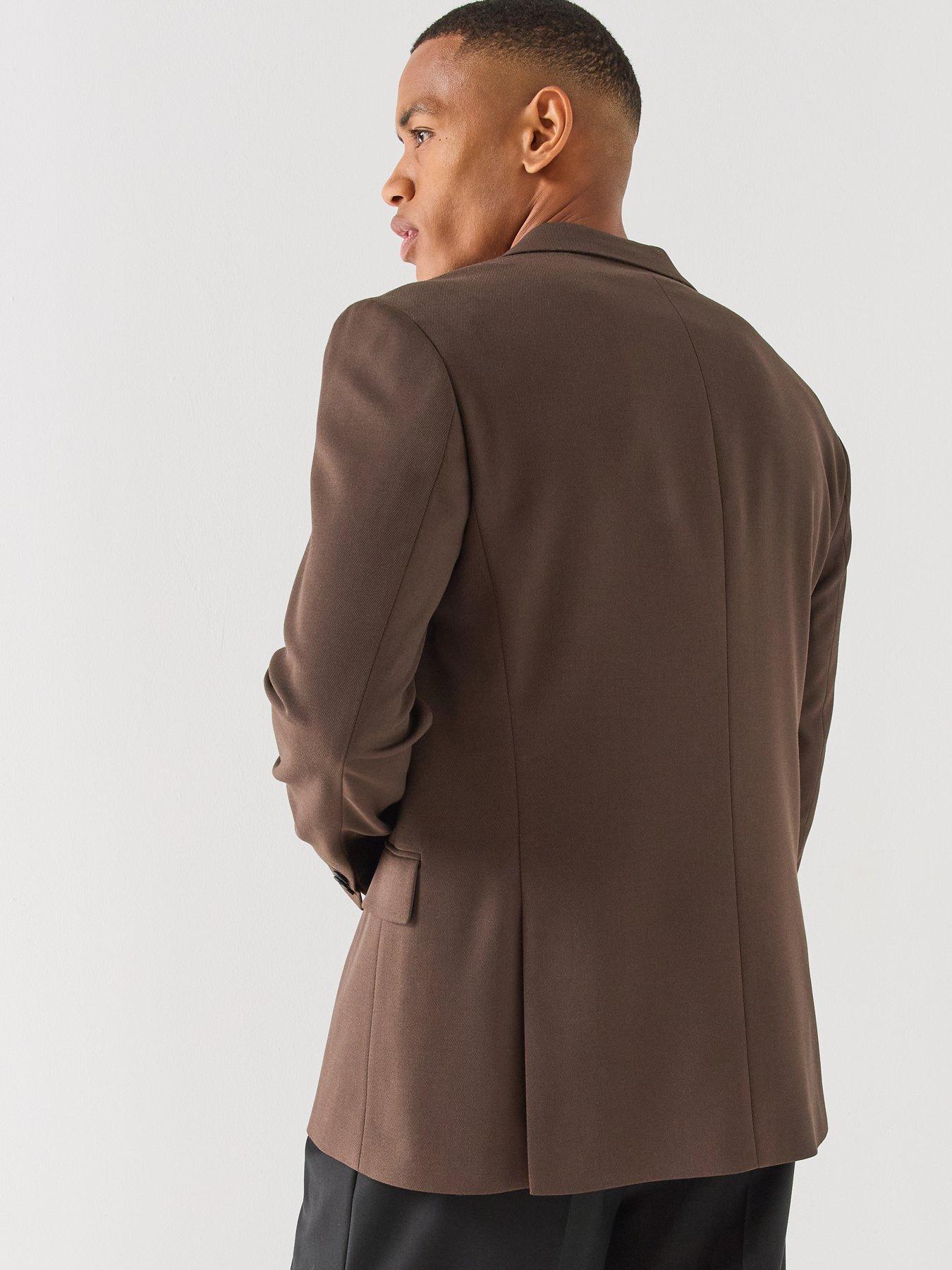 Image 2 of 5 of HUGO Karlo243X Modern Fit Blazer - Brown