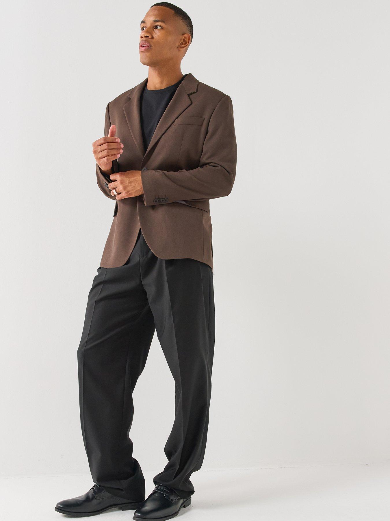 Image 5 of 5 of HUGO Karlo243X Modern Fit Blazer - Brown