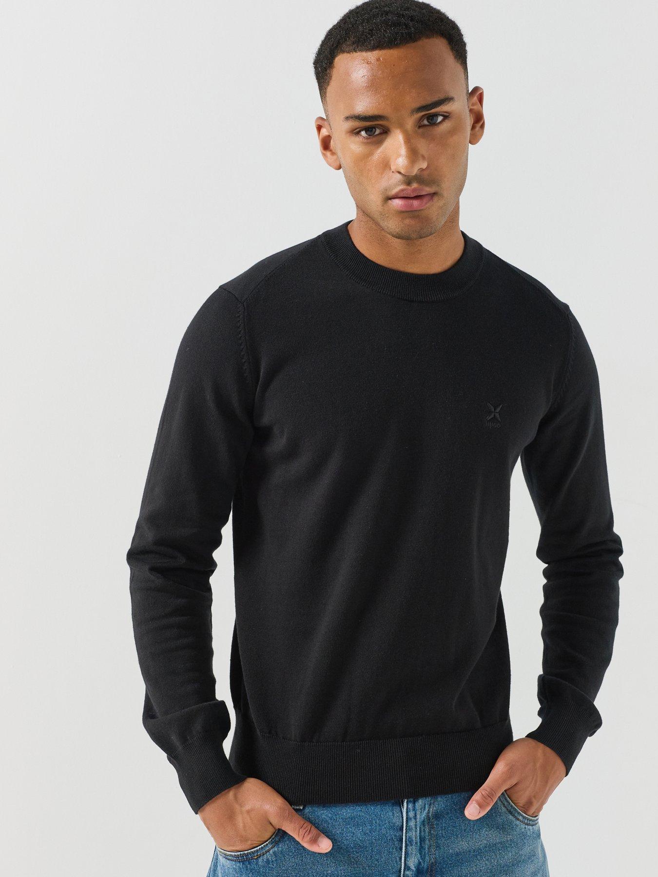 Image 1 of 6 of HUGO Hugo Blue San Celio-c Knitted Jumper - Black