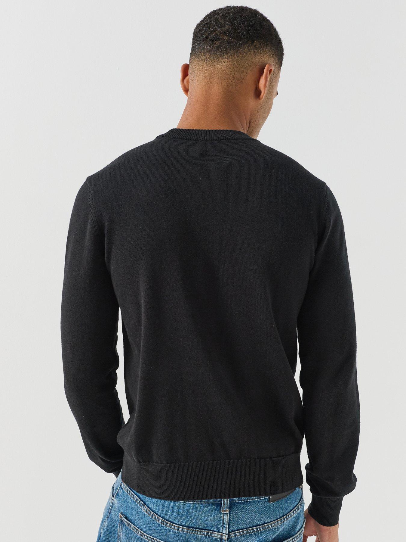 Image 2 of 6 of HUGO Hugo Blue San Celio-c Knitted Jumper - Black