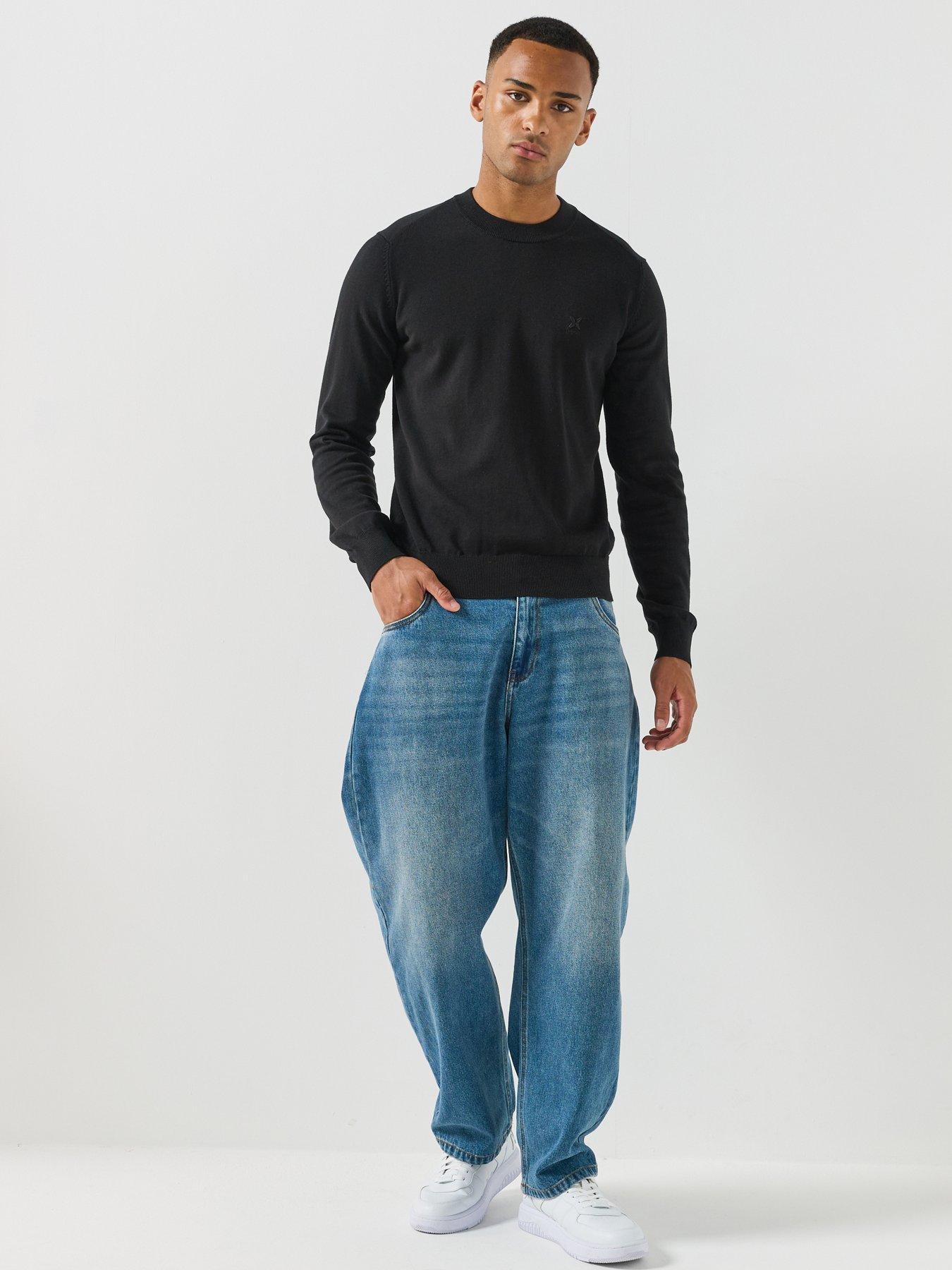 Image 3 of 6 of HUGO Hugo Blue San Celio-c Knitted Jumper - Black
