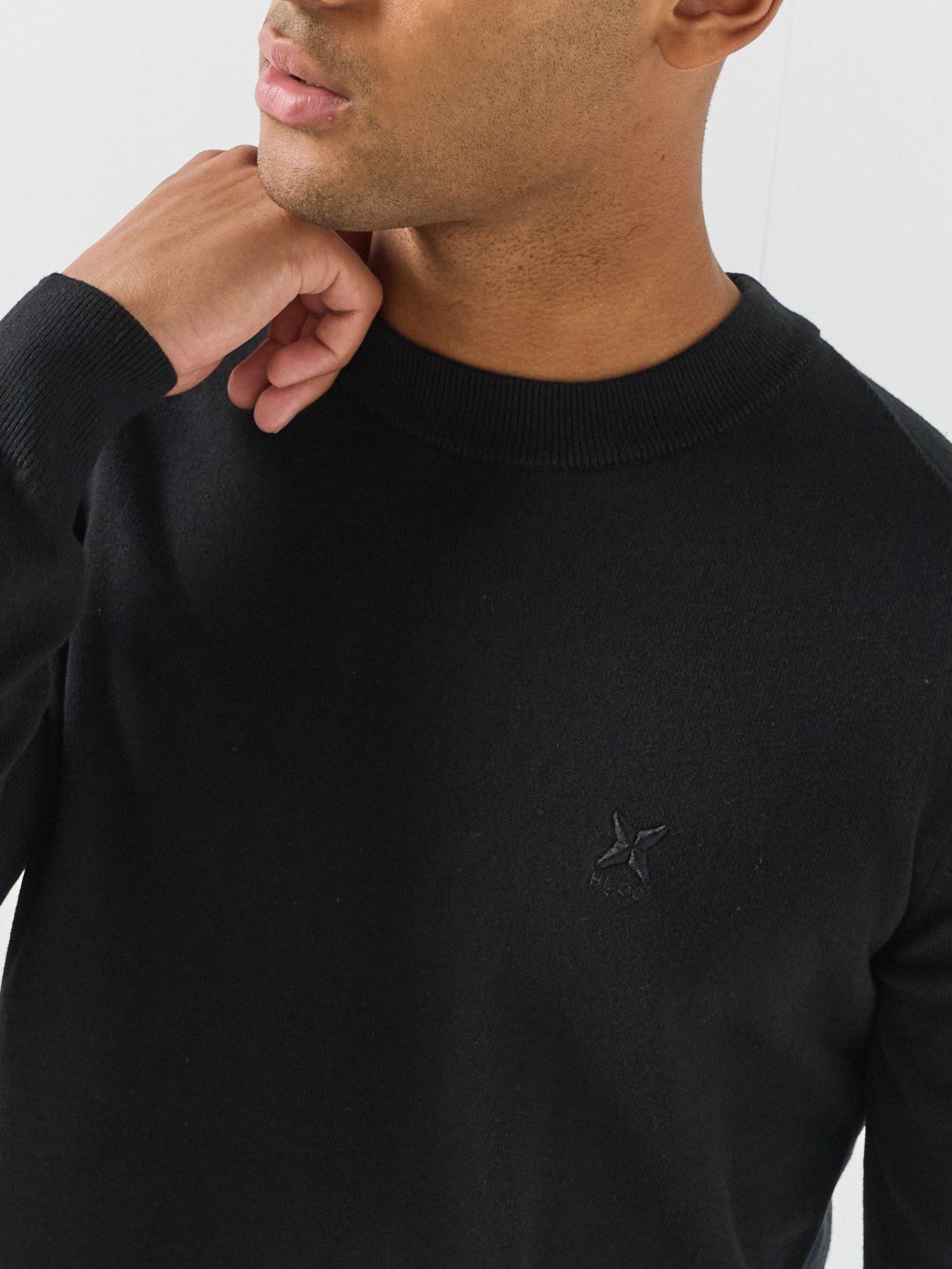 Image 6 of 6 of HUGO Hugo Blue San Celio-c Knitted Jumper - Black