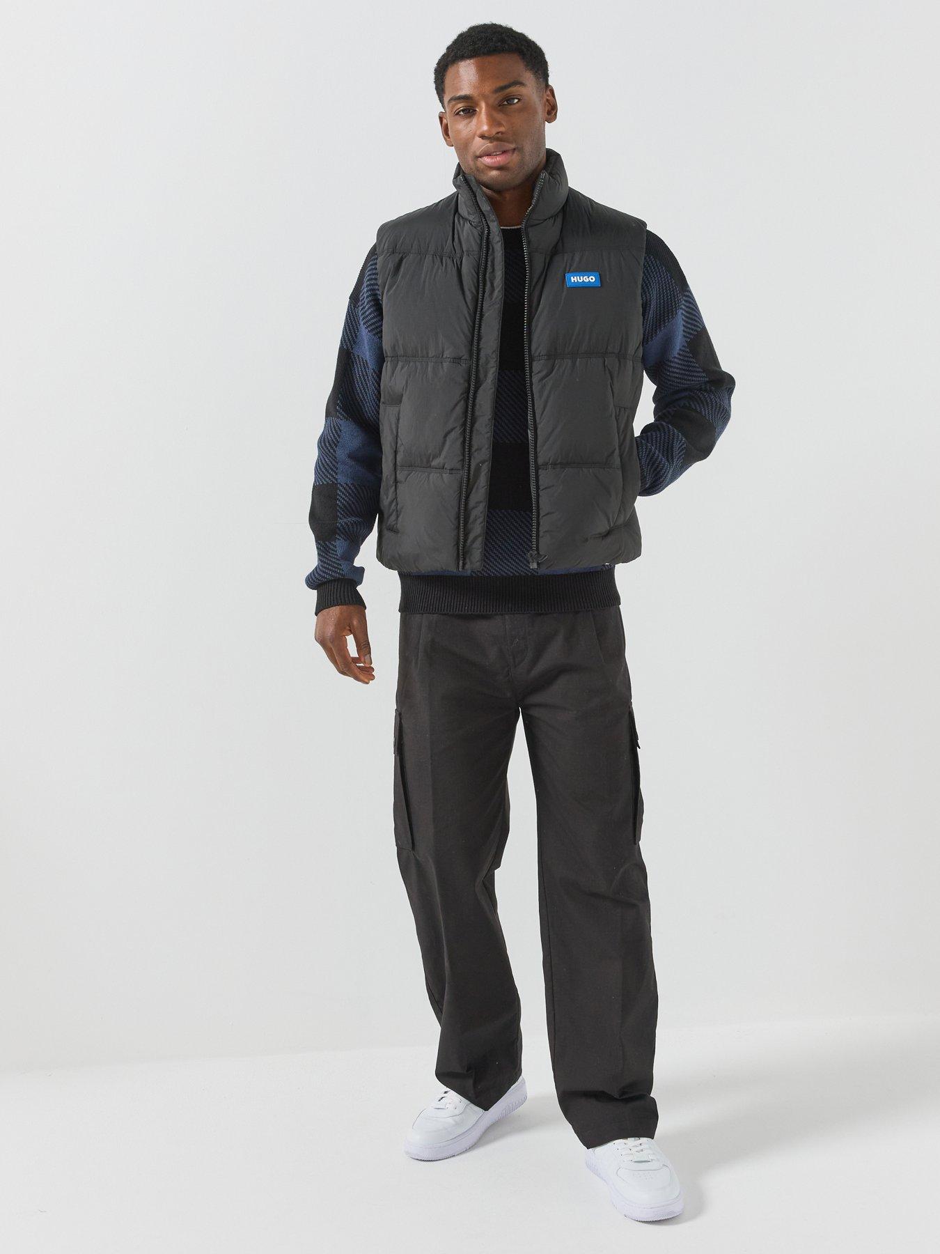 Image 5 of 6 of HUGO Hugo Blue Bodolino2541 Relaxed Fit Puffer Gilet - Black