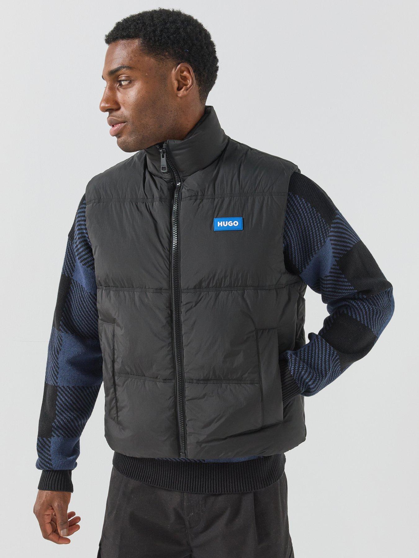 Image 6 of 6 of HUGO Hugo Blue Bodolino2541 Relaxed Fit Puffer Gilet - Black