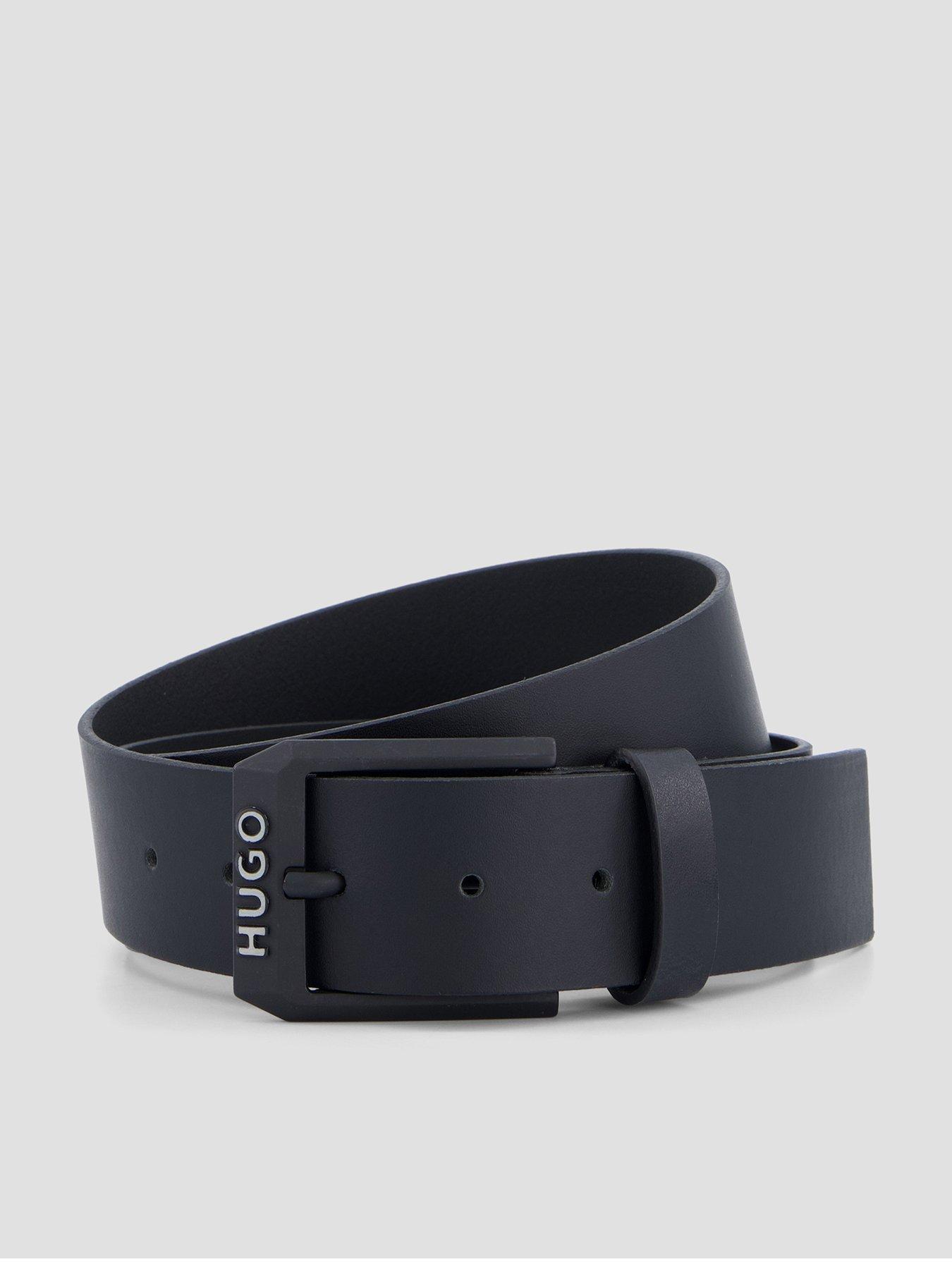 HUGO Hugo Gelio Leather Belt - Black