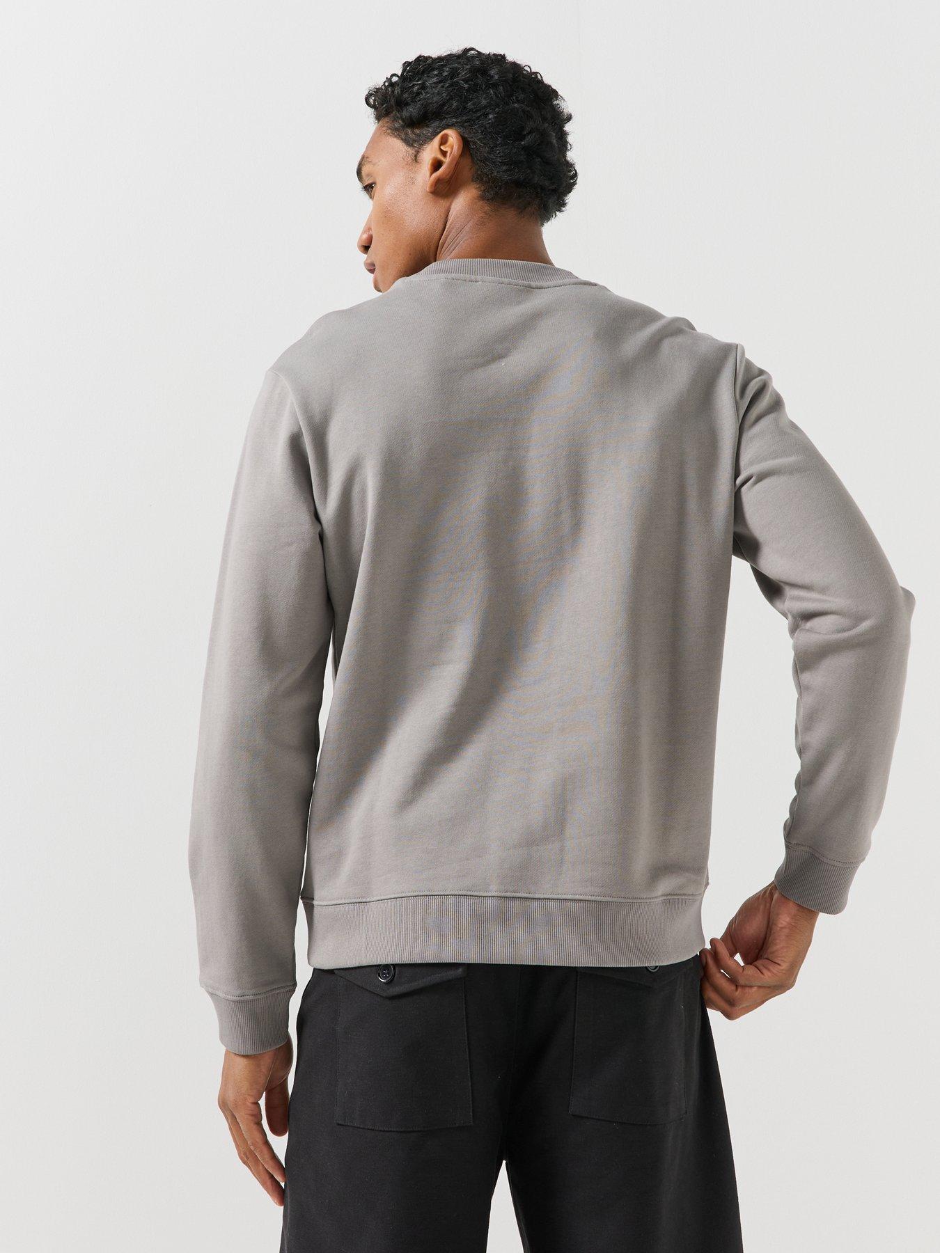 Image 2 of 6 of HUGO Hugo Blue Nespon Regular Fit Crew Sweat - Dark Grey