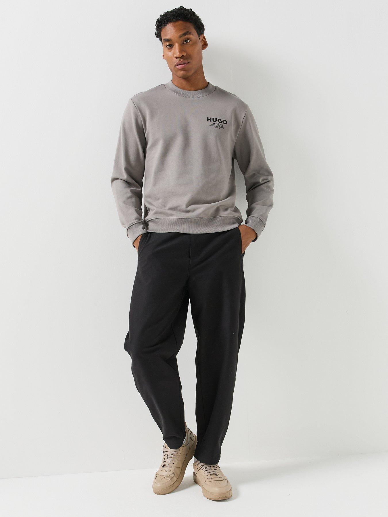 Image 6 of 6 of HUGO Hugo Blue Nespon Regular Fit Crew Sweat - Dark Grey