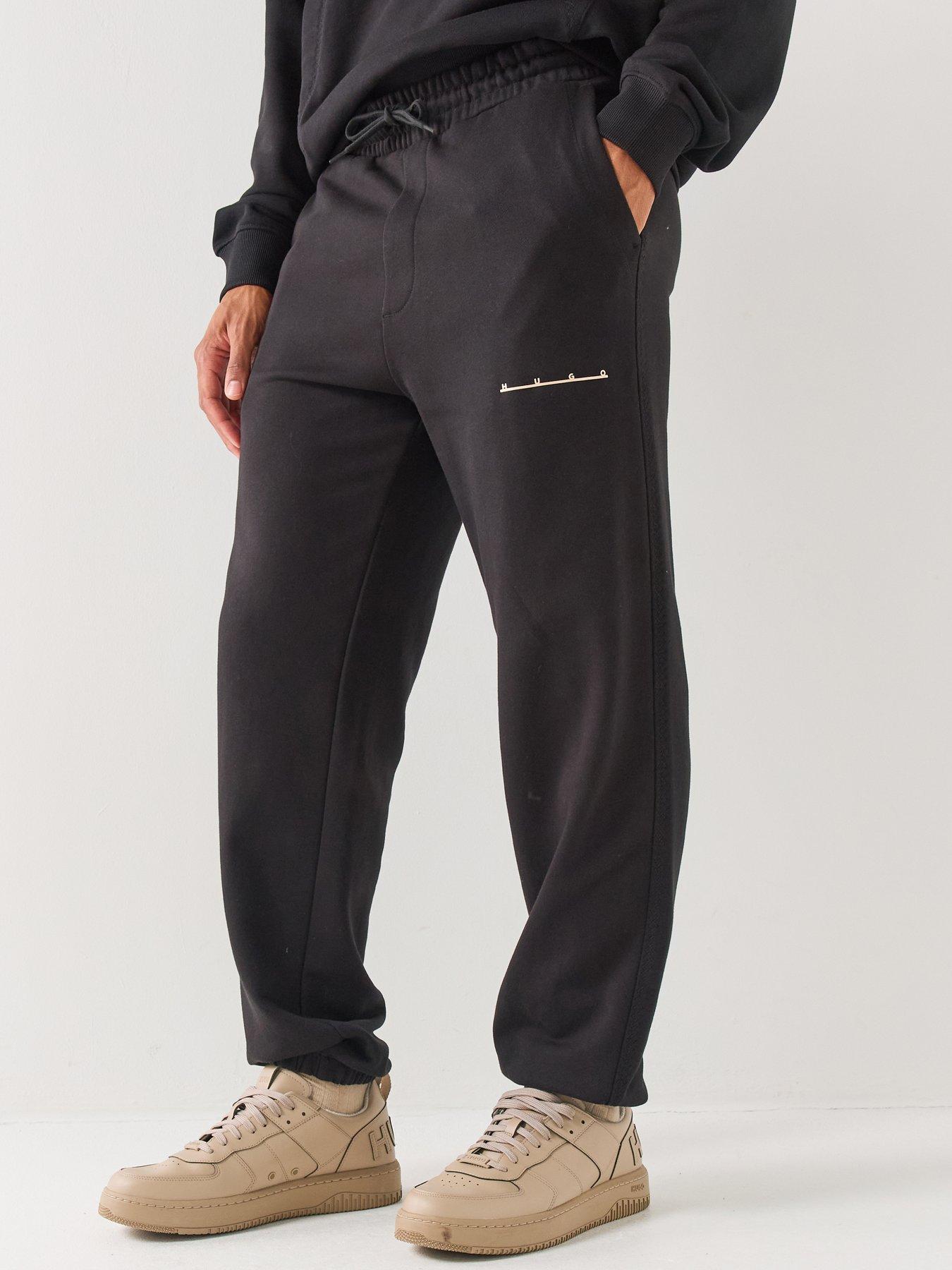 HUGO Hugo Datri Vintage Car Linear Logo Joggers - Black