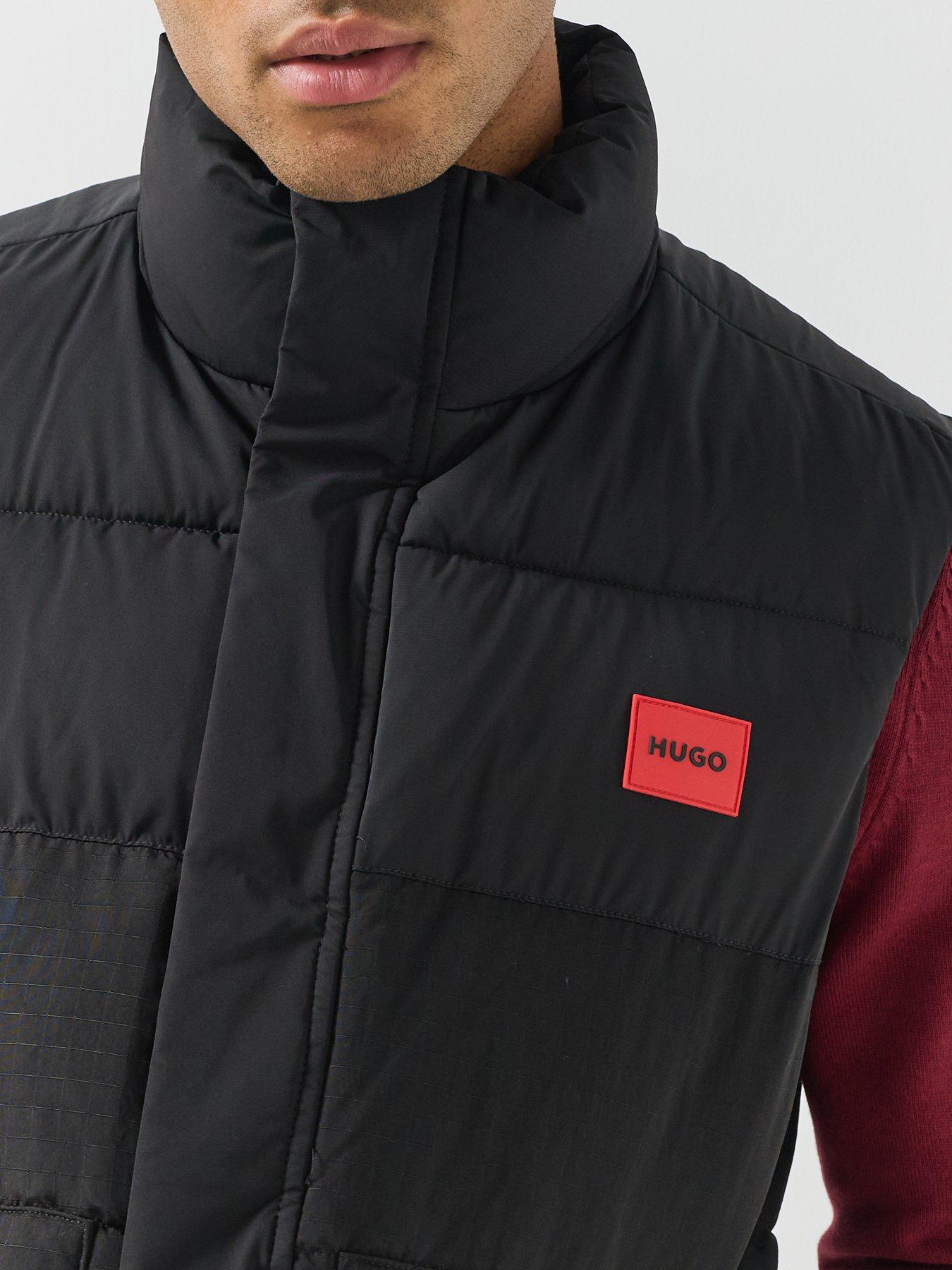 Image 6 of 6 of HUGO Hugo Baltino2642 Padded Gilet - Black