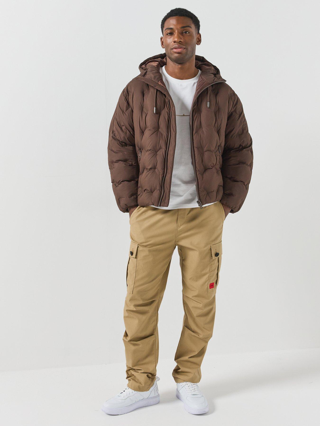 Image 3 of 6 of HUGO Barbo2641 Heat Seled Padded Jacket - Brown