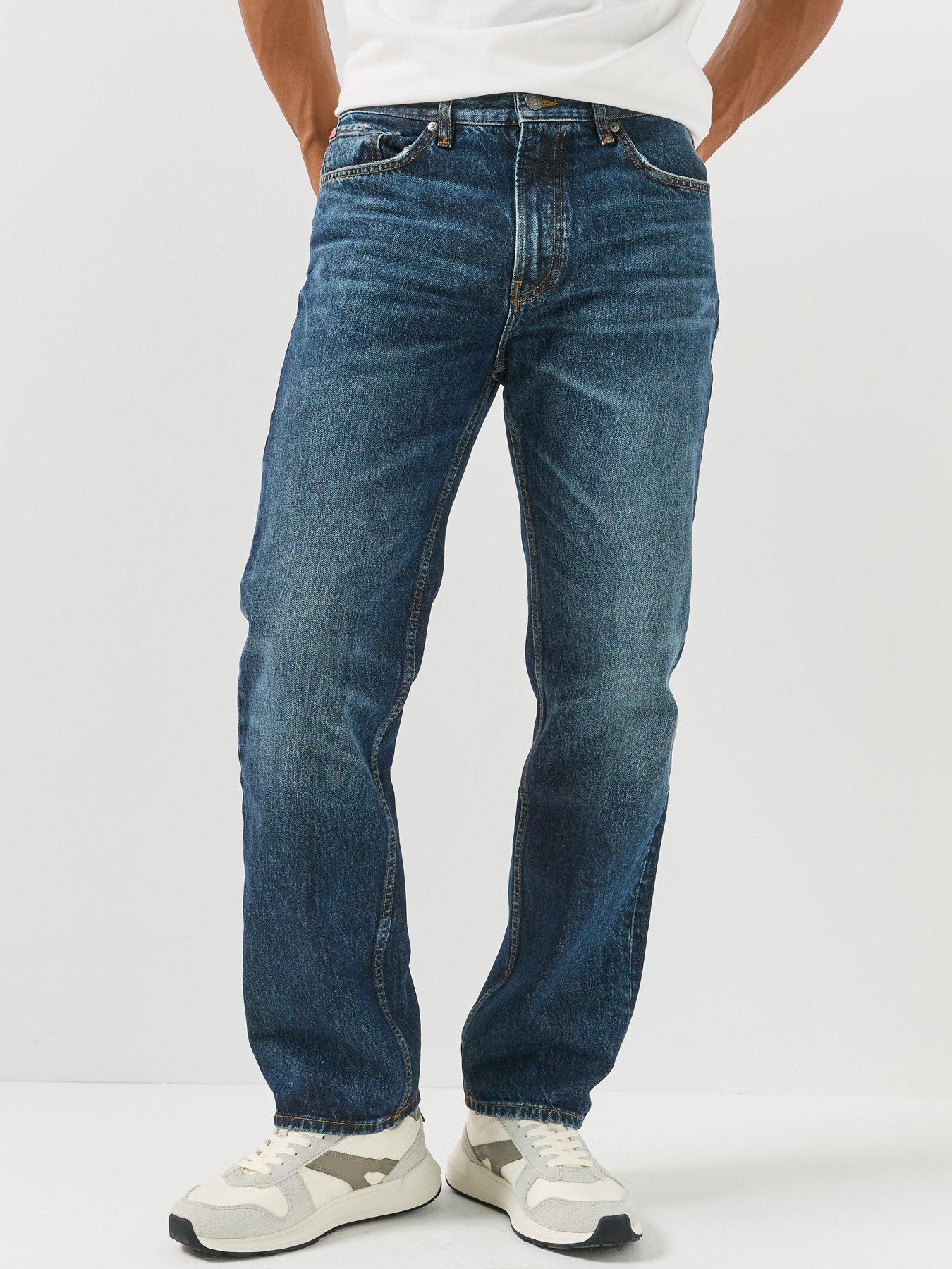 Image 1 of 6 of HUGO Hugo 840 Regular Fit Jeans - Navy