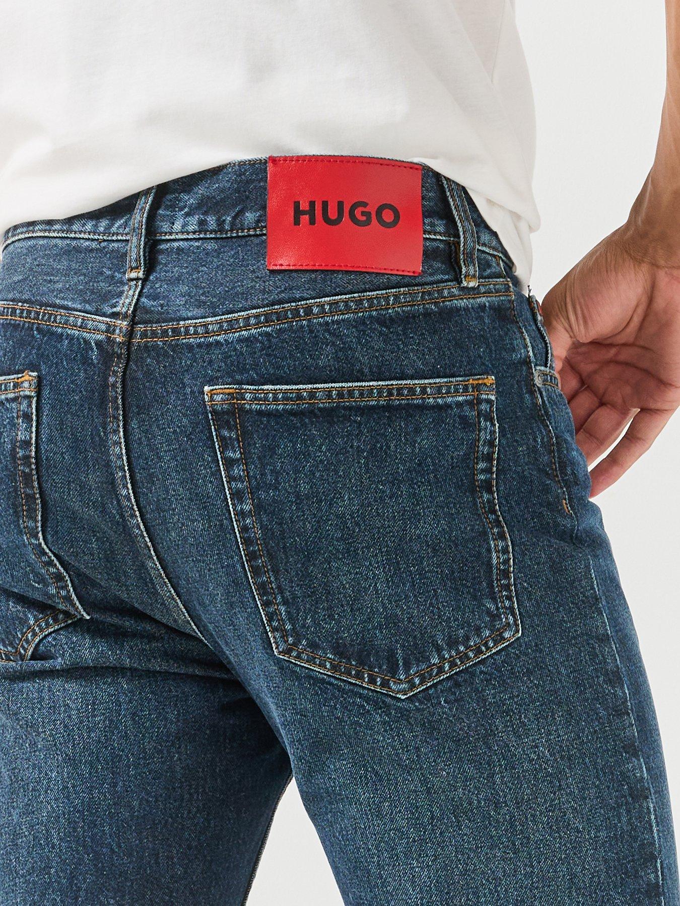 Image 4 of 6 of HUGO Hugo 840 Regular Fit Jeans - Navy